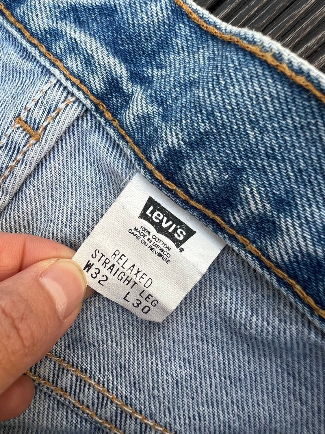 90s 빈티지 리바이스 데님팬츠 W32 상품이미지7