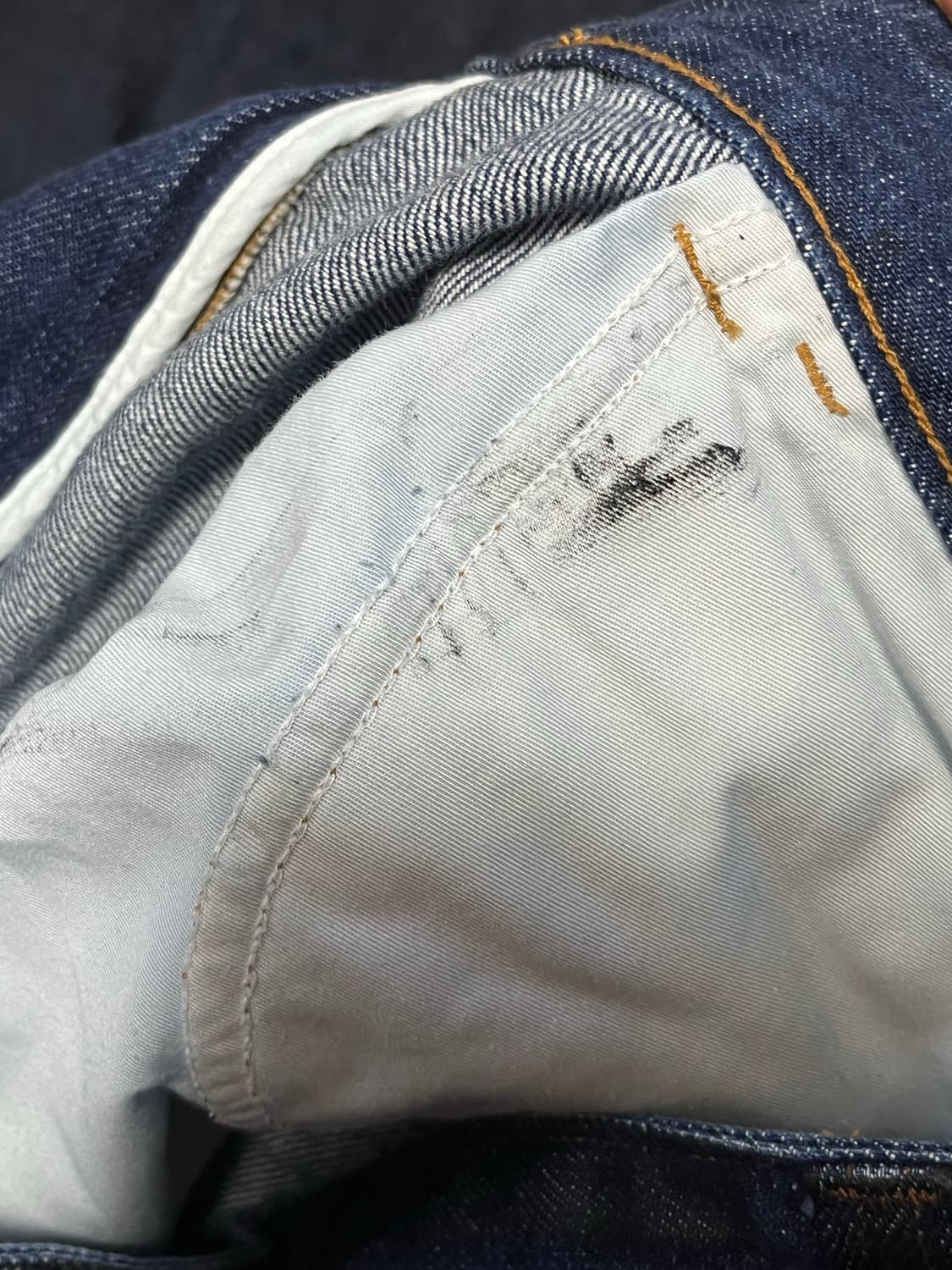 노운 우연 인디고 데님팬츠 상품이미지4