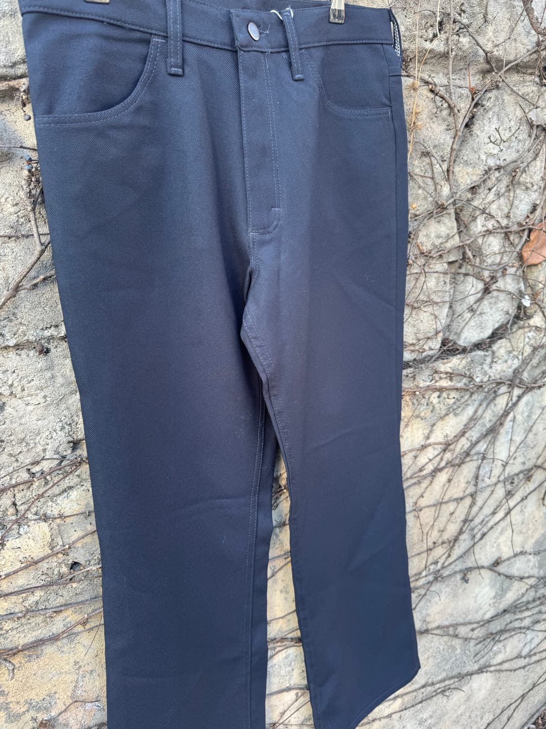 90s 랭글러 빈티지 메카닉 부츠컷 팬츠 네이비 33 상품이미지5