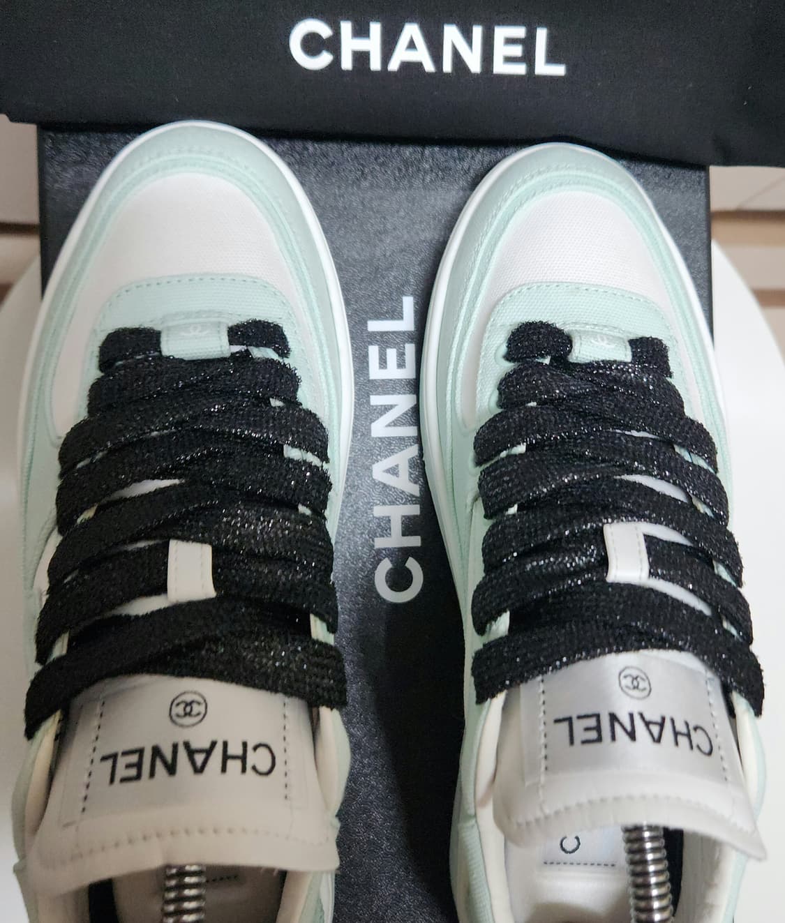 [정품]24C샤넬 스니커즈 운동화 파스텔 38 (남녀공용)새상품급한정판  상품이미지5