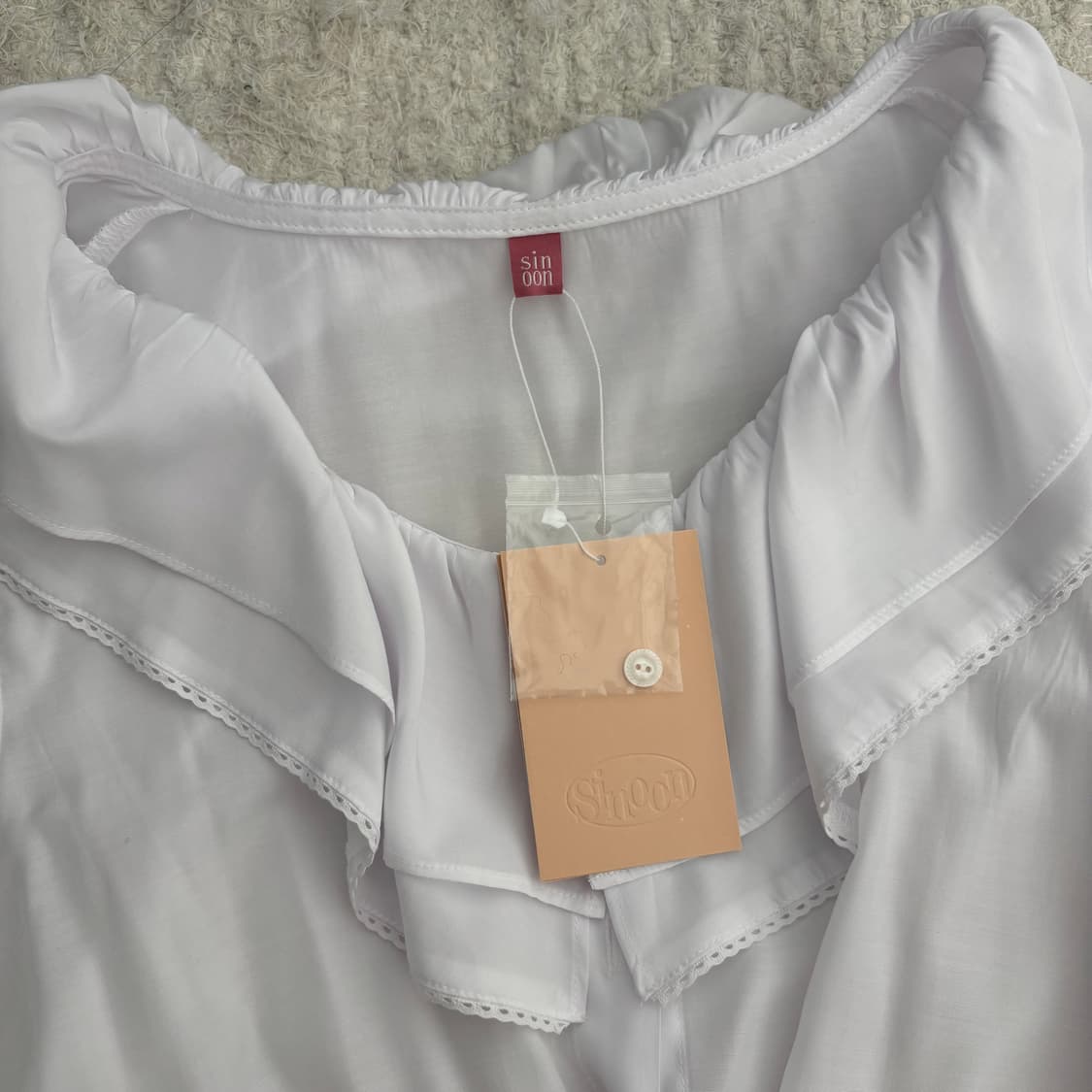 Sinoon 시눈 더블 칼라 블라우스 상품이미지2