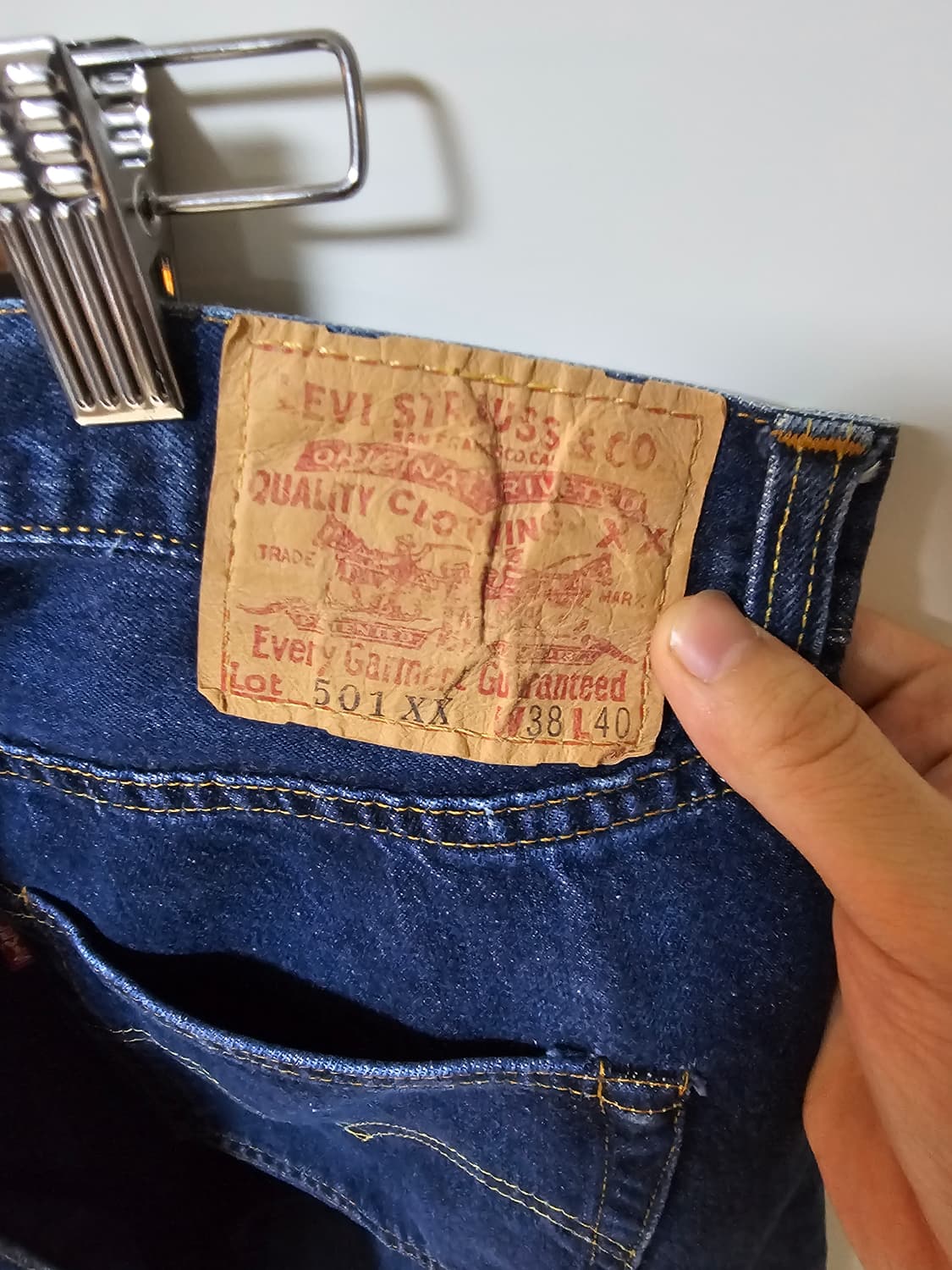 Levi's USA 90's 501XX 셀비지 발렌시아공장 상품이미지3