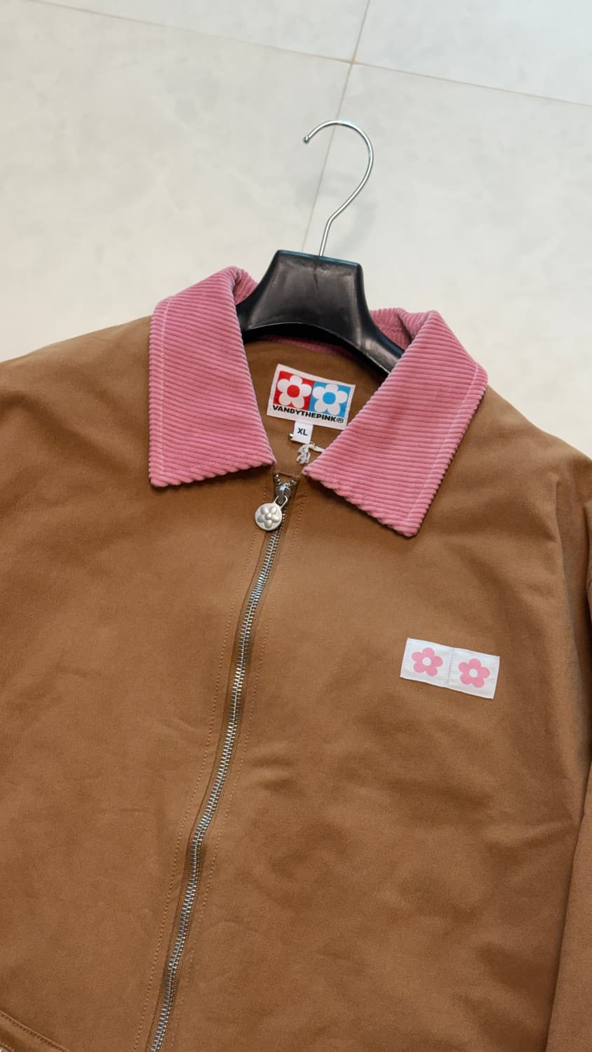 반디더핑크 코듀로이 카라 집업 상품이미지2