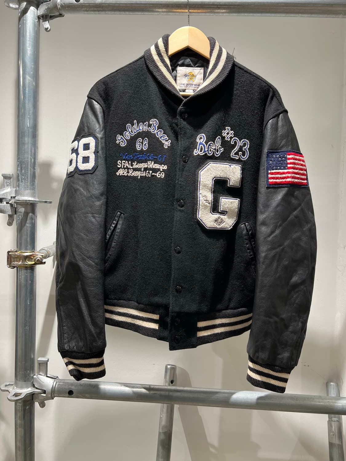 골든베어 usa 바시티자켓 상품이미지1