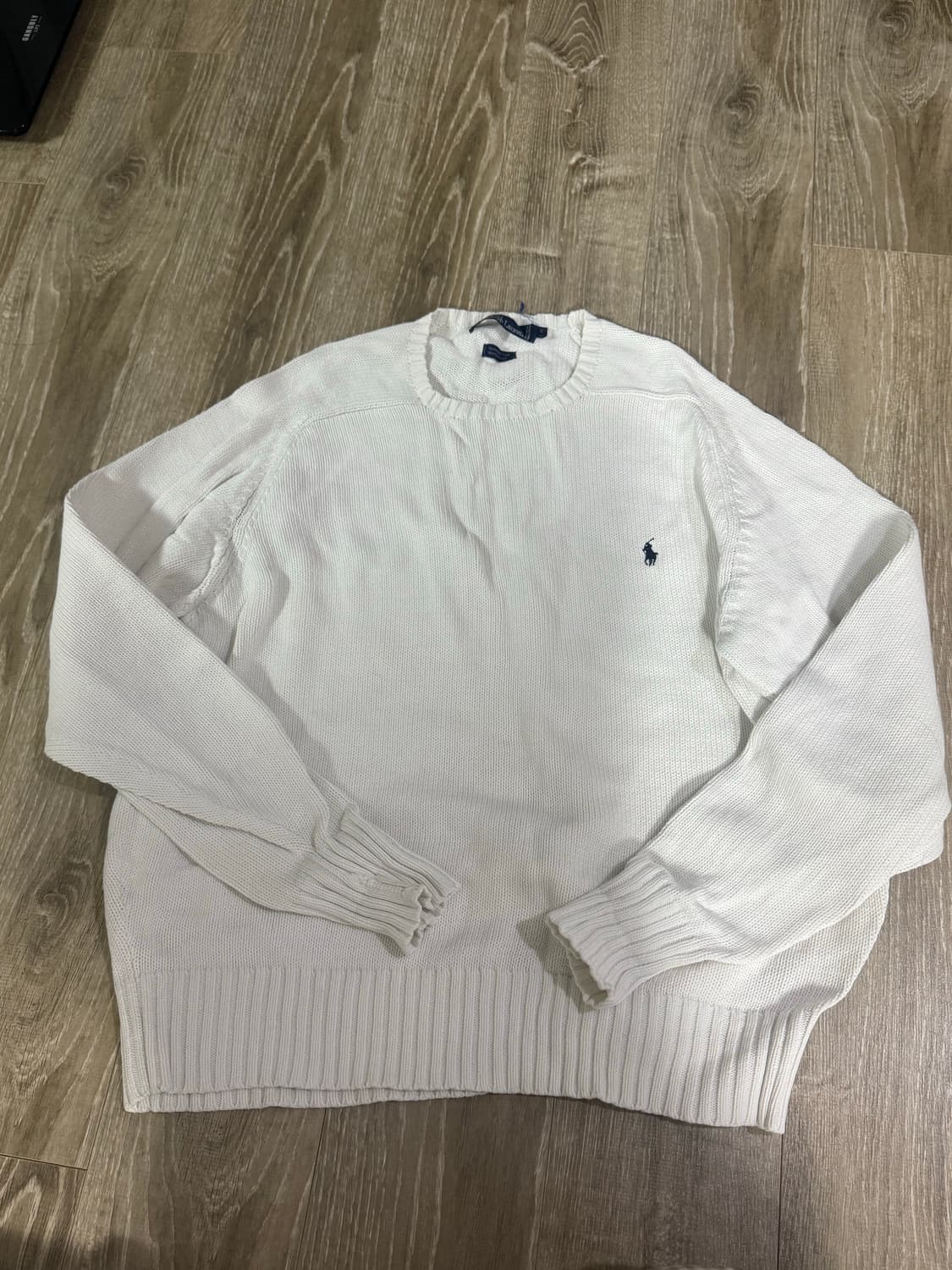 폴로 랄프로렌 화이트 니트  상품이미지1