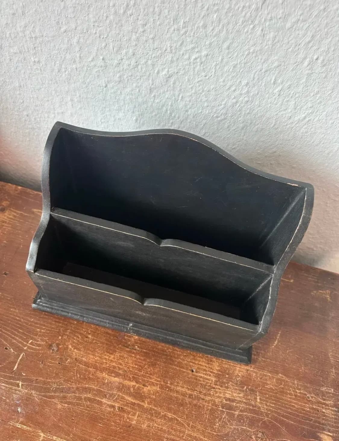 독일)빈티지 우드 블랙 오거나이저 상품이미지3