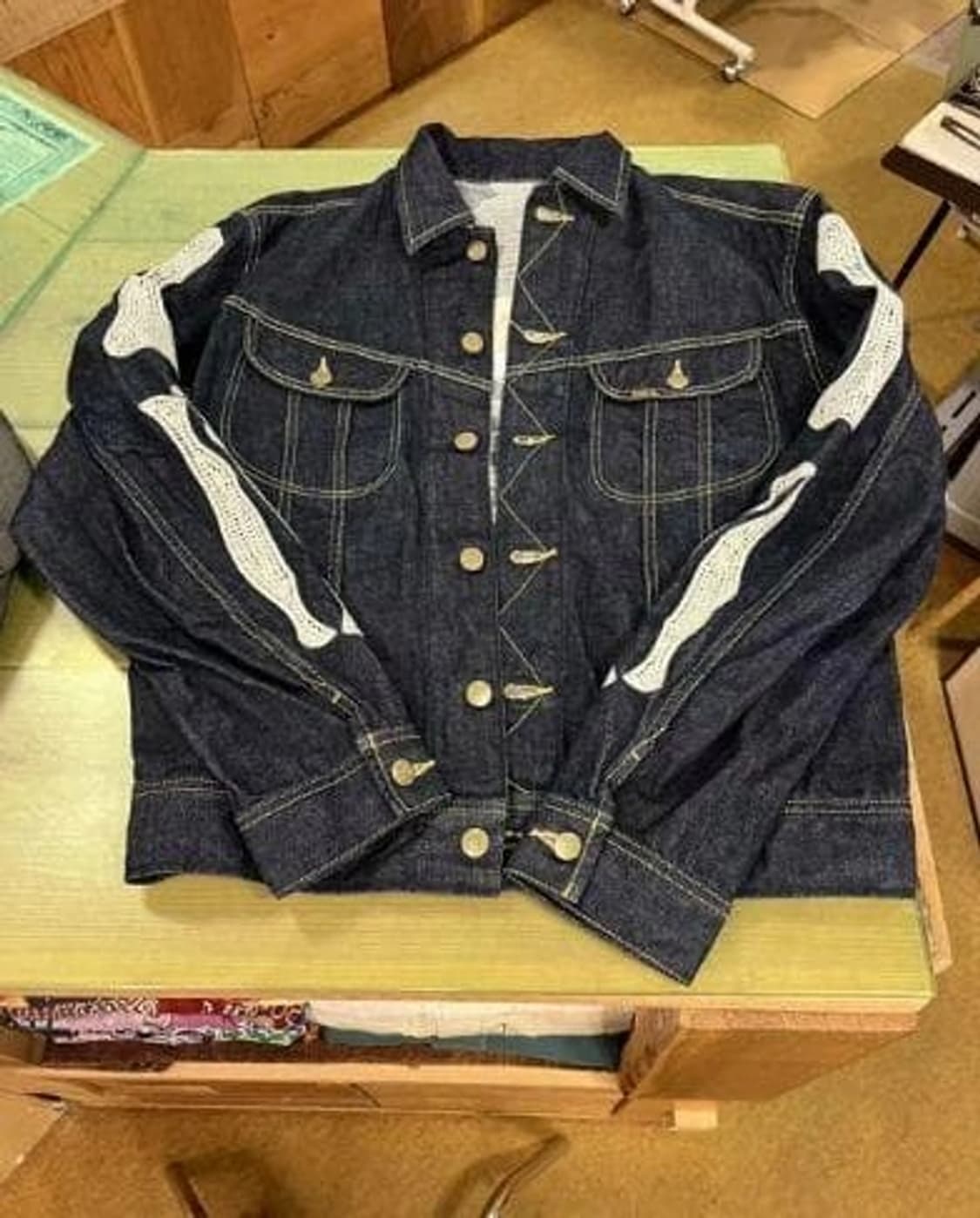 캐피탈 본 데님 재킷 상품이미지1