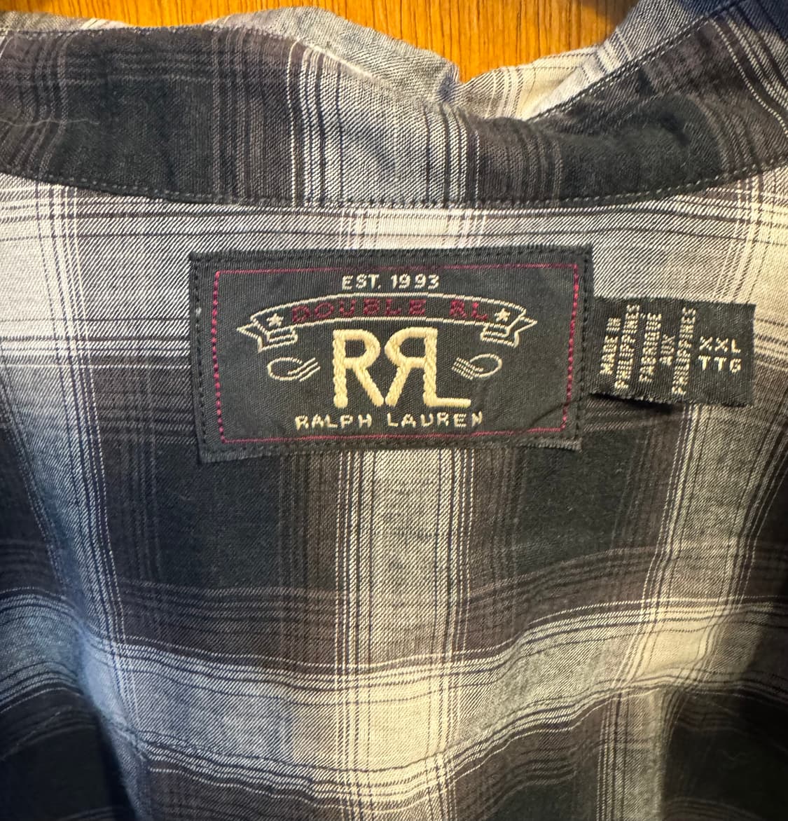 더블알엘 RRL 웨스턴 플란넬 셔츠 "2XL" (371) 상품이미지2