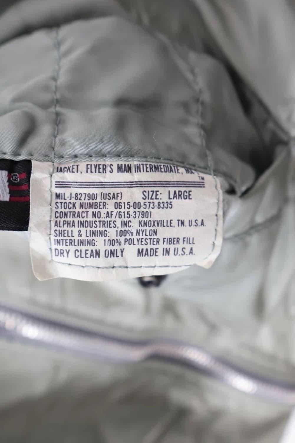 Alpha Industries USA MA-1 Flight Jacket 상품이미지10