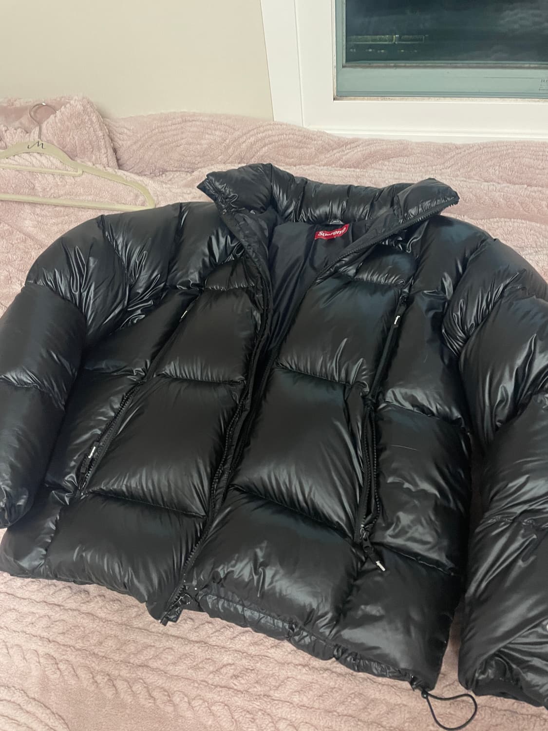 23fw 슈프림 페더웨이트 다운 퍼퍼 블랙 패딩M 상품이미지1