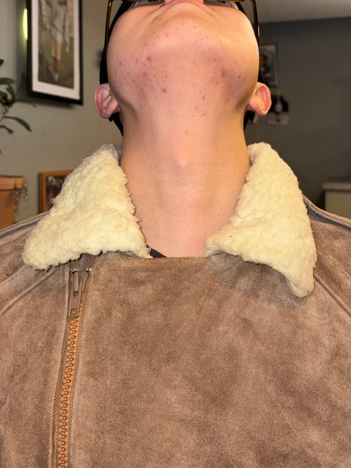 80’s Wilsons Leather rider heavy suede 상품이미지3