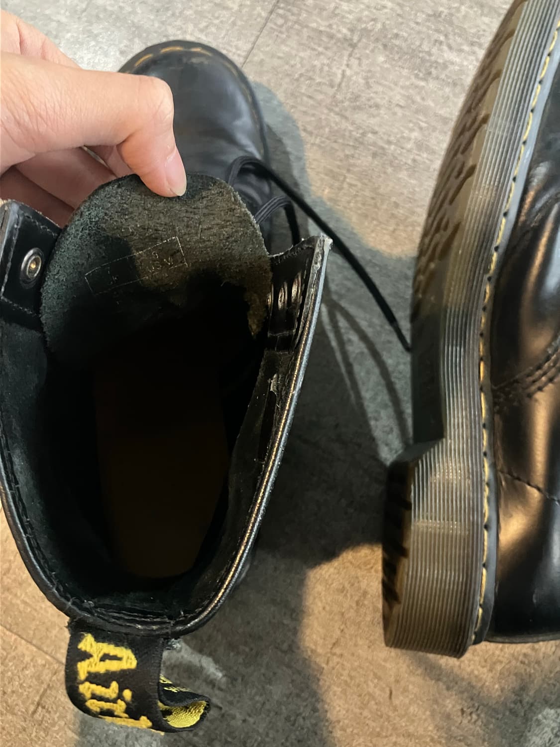 00’s 닥터마틴스트 레더가죽 빈티지 워커부츠 상품이미지3