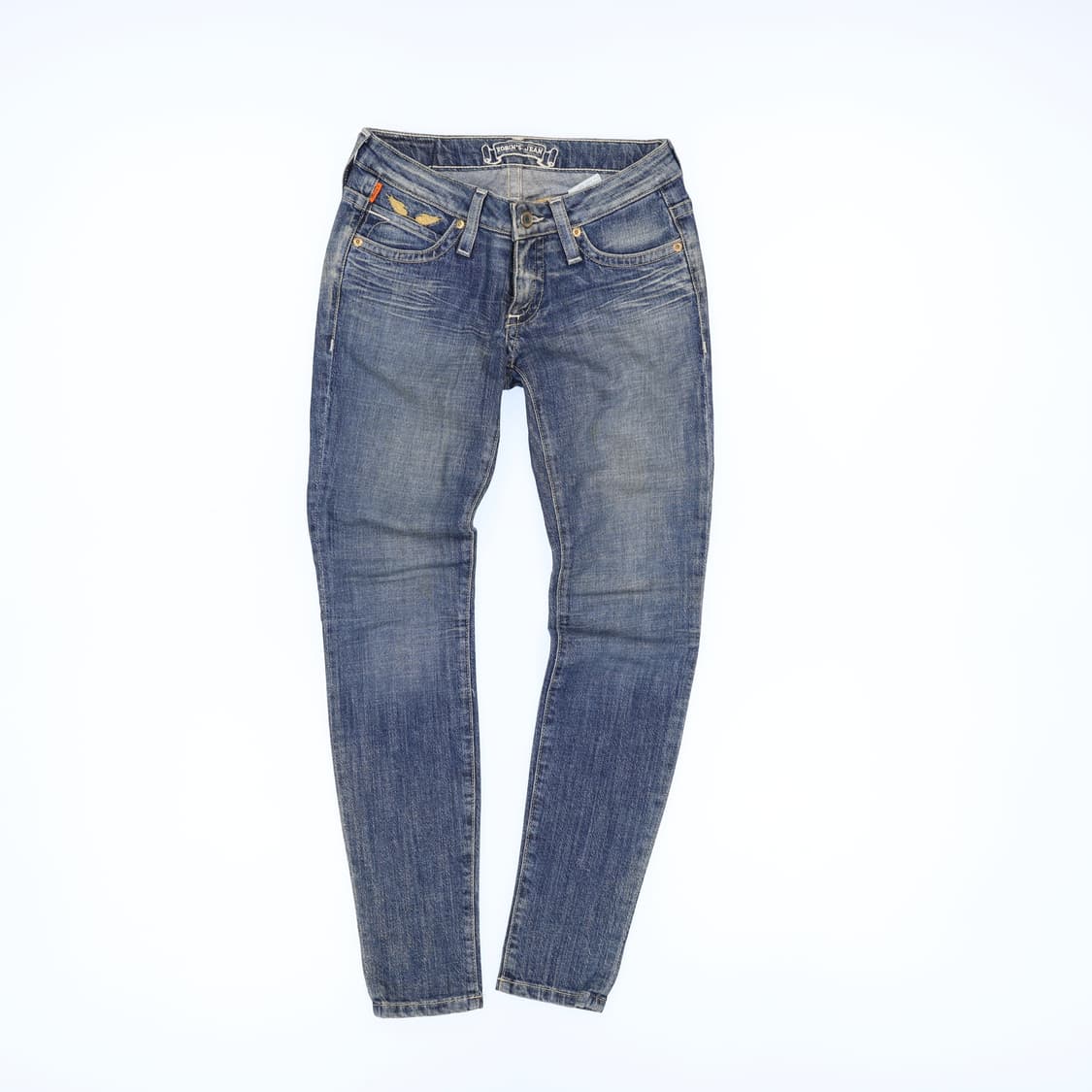 24 로빈스진 여성 워싱 중청 데님 팬츠 0326J 상품이미지1