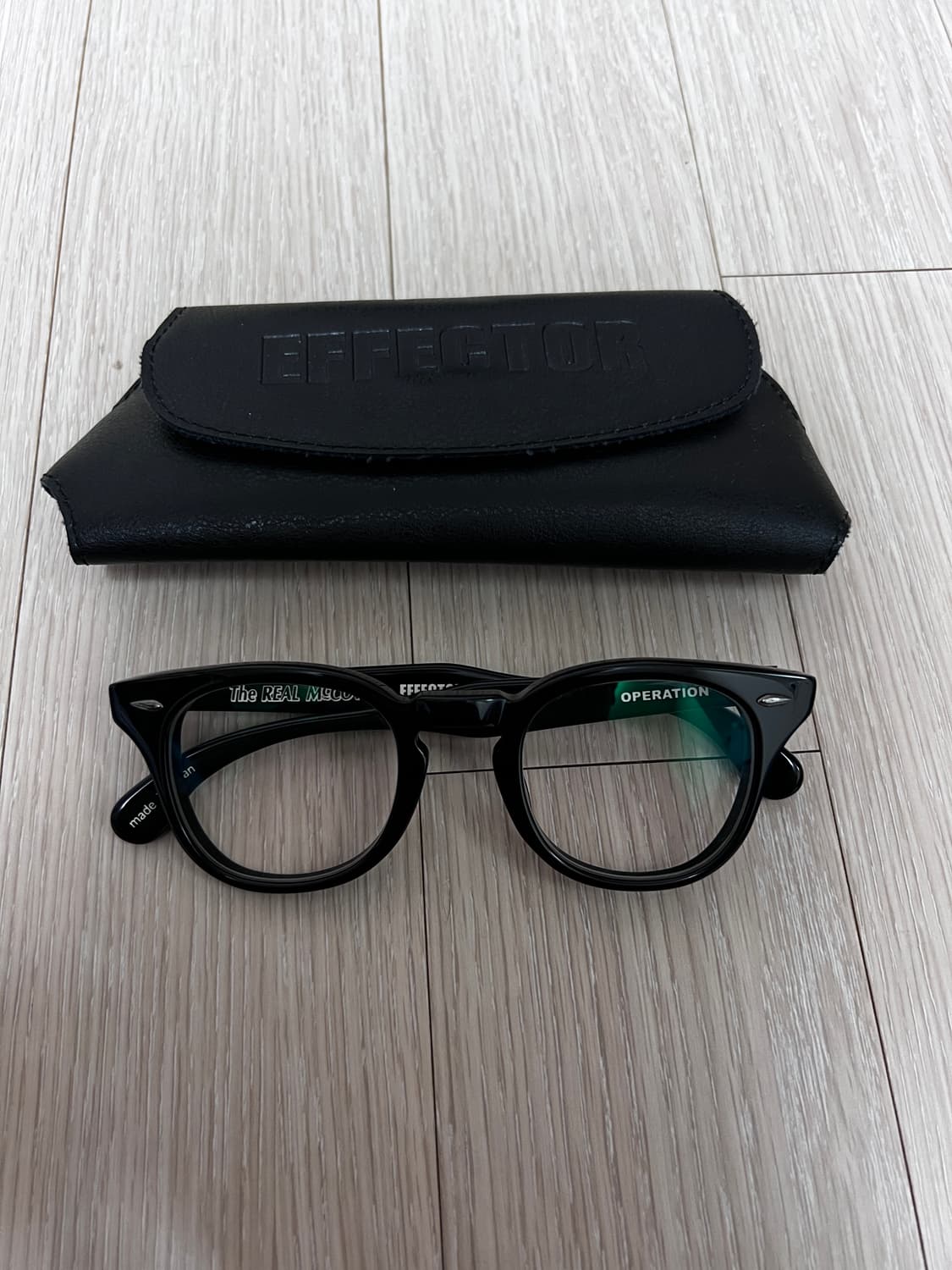 이펙터 x 리얼맥코이 오퍼레이션 안경 상품이미지9