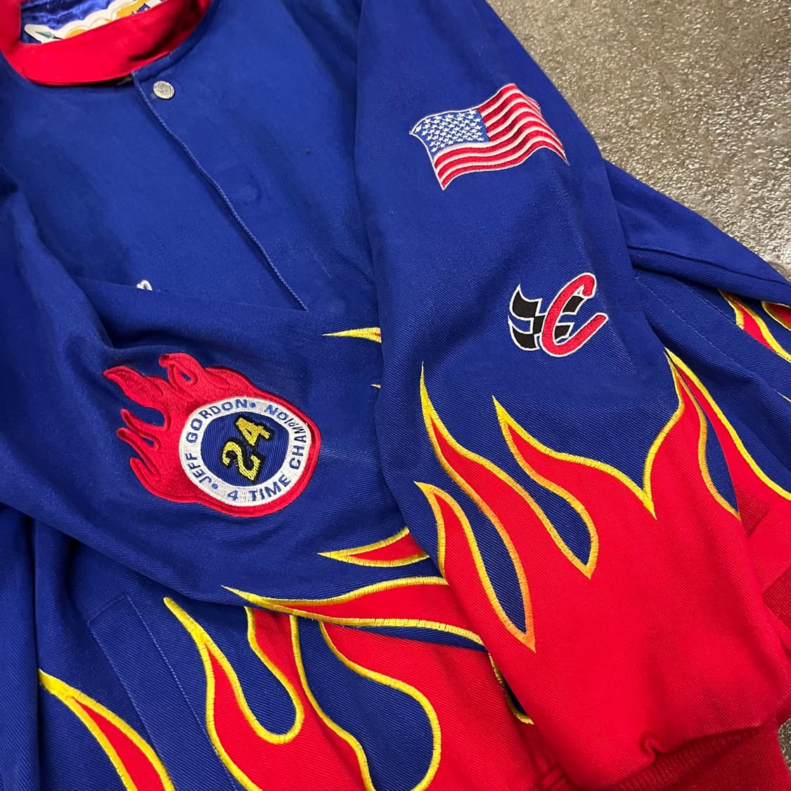 00s 제프해밀턴 나스카 플레임 레이싱 자켓 (110) 상품이미지4