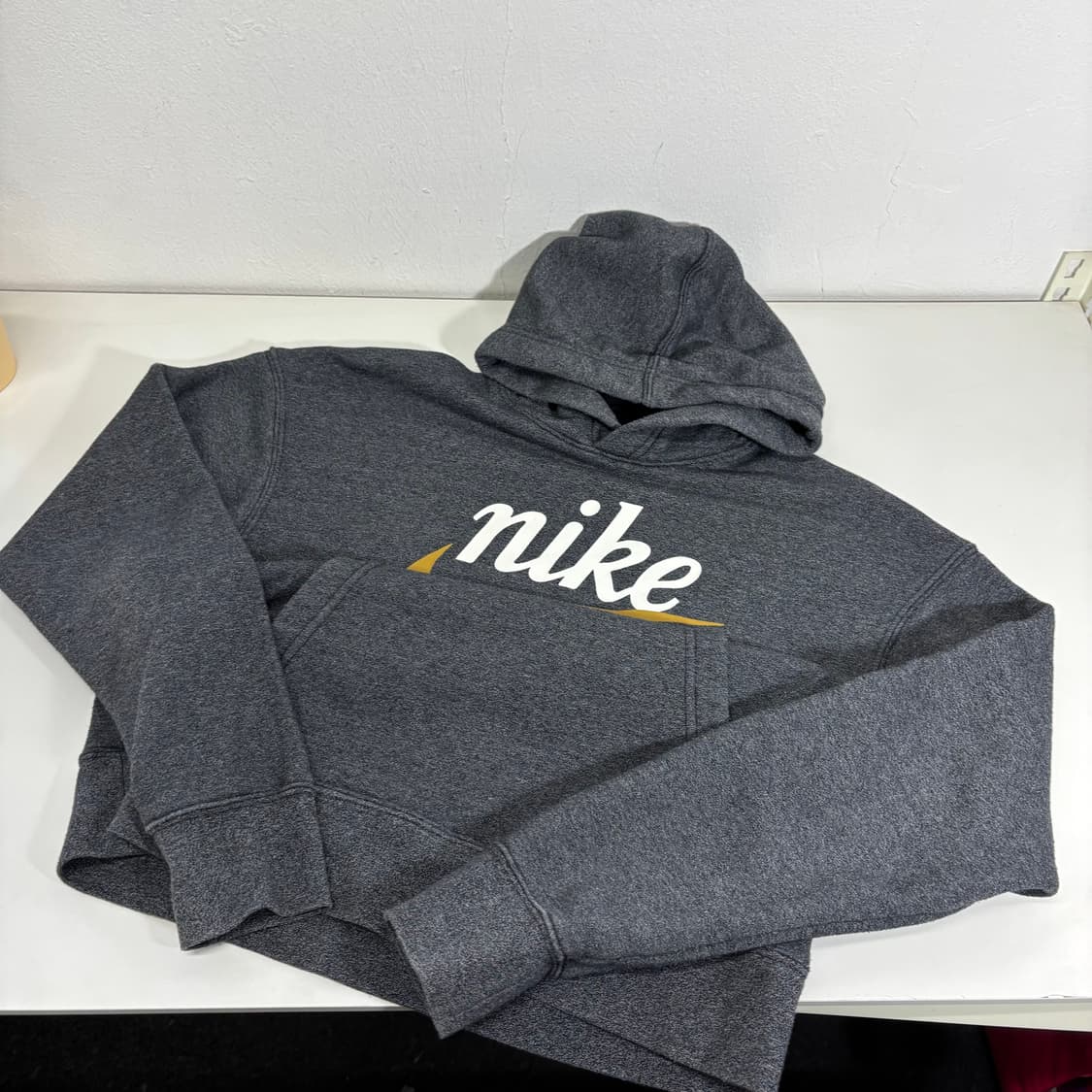 95 M 나이키 진그레이 빅로고 면 후드티 남여공용 상품이미지2