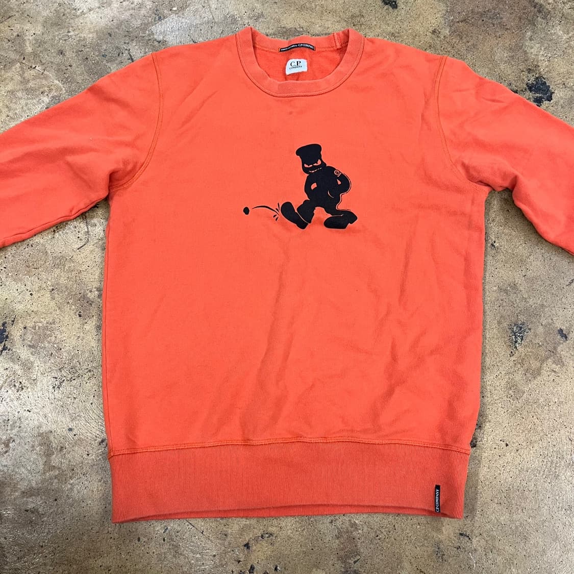 [정품/L] CP컴퍼니 캐릭터 프린팅 맨투맨 오렌지 b18 상품이미지3