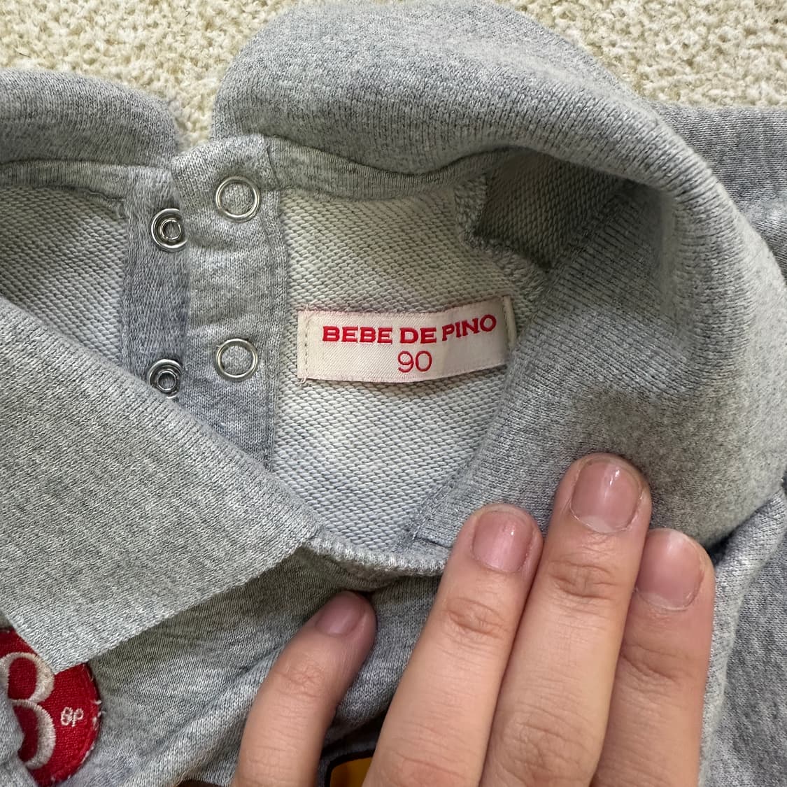 90 베베드피노 키즈 테디베어 오버롤 0317D 상품이미지3