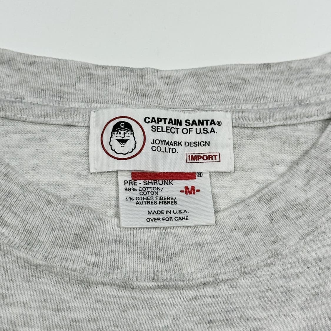 made in USA 캡틴산타 빈티지 프린팅 반팔티 M 상품이미지4