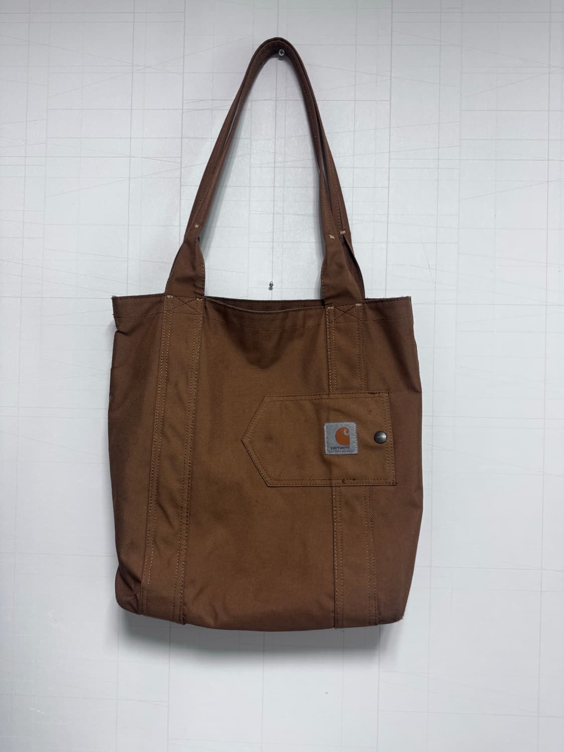 칼하트 에센셜 토트백 브라운 상품이미지3