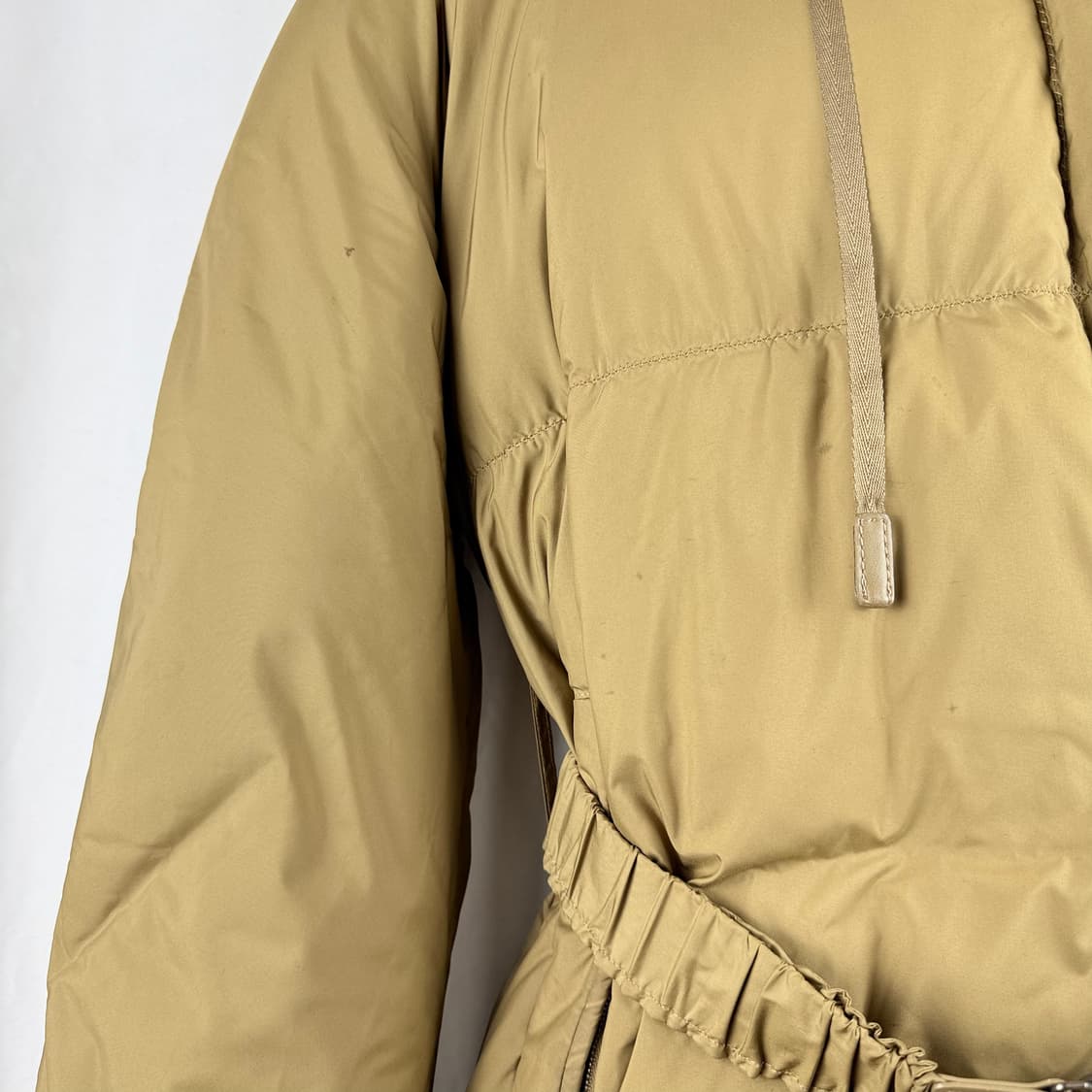 (F) 시스템 우먼스 폭스퍼 구스다운 롱 패딩 상품이미지4