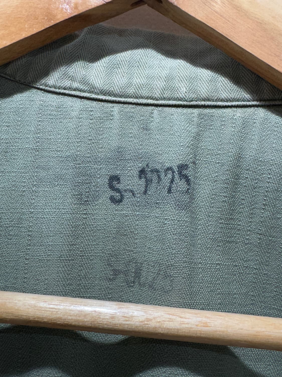 레어 40s 미군 M43 HBT 셔츠 (초기형) 상품이미지7