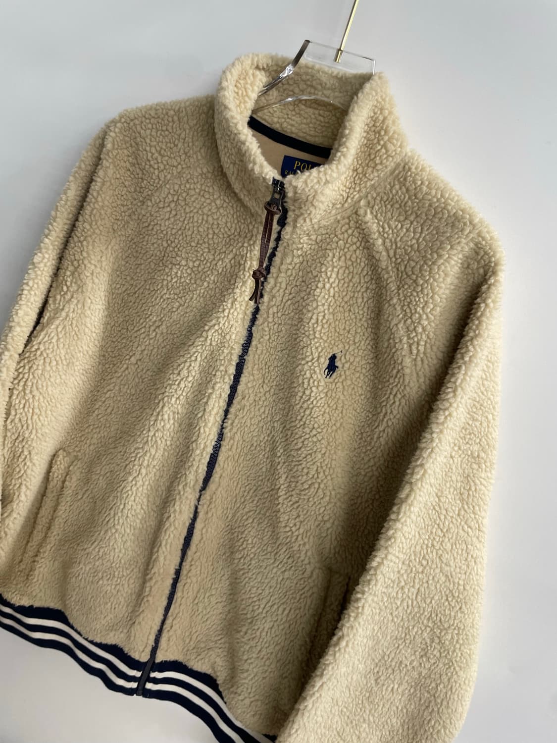 폴로 랄프로렌 셰르파자켓 뽀글이 후리스 M 상품이미지3