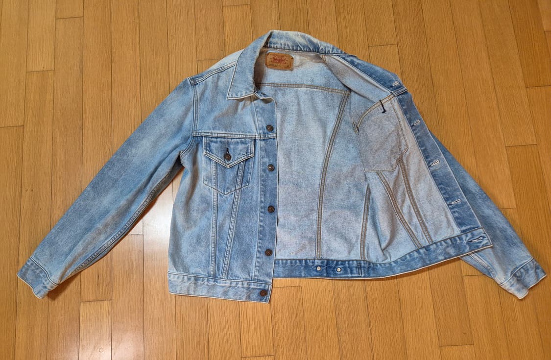 90s 리바이스 필리핀제 70505 데님 트러커 자켓 상품이미지5