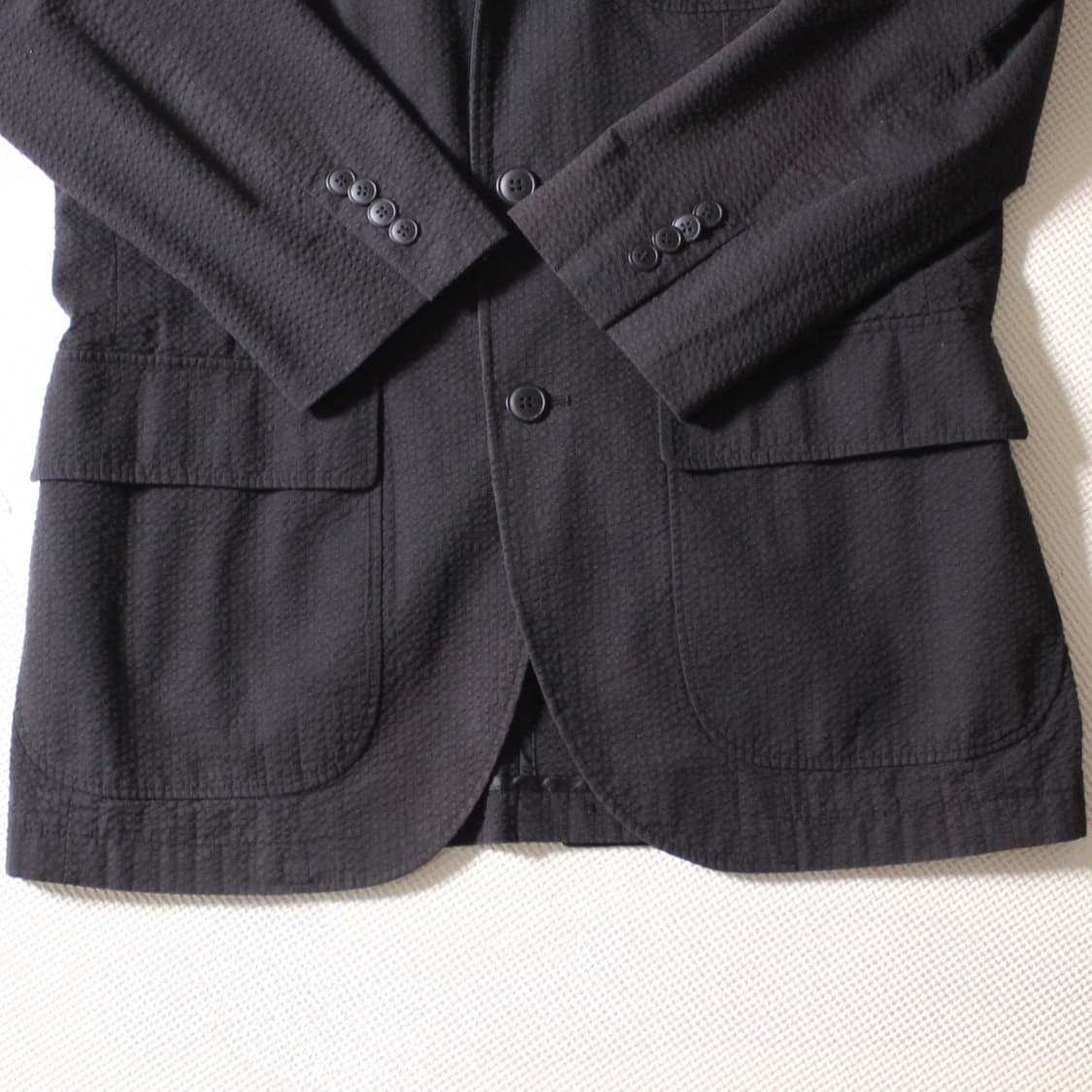 폴로 랄프로렌 블랙 시어서커 3버튼 블레이저 자켓 상품이미지5