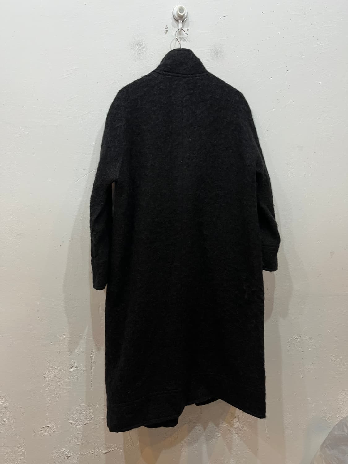 GIVENCHY 지방시 모헤어 맥시 코트 블랙 상품이미지4