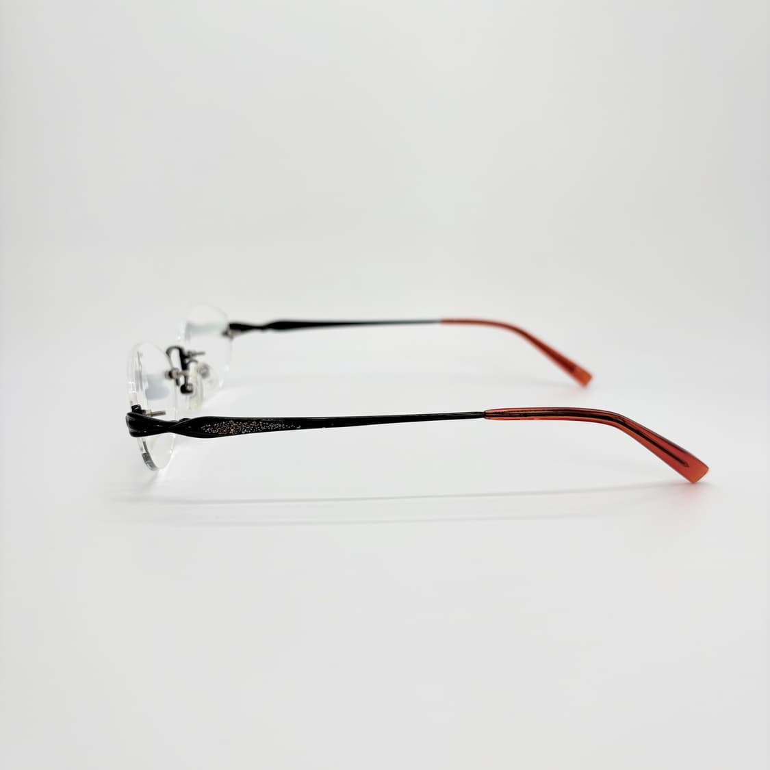 GOLD BEAR 블랙 오벌 무테 상품이미지5