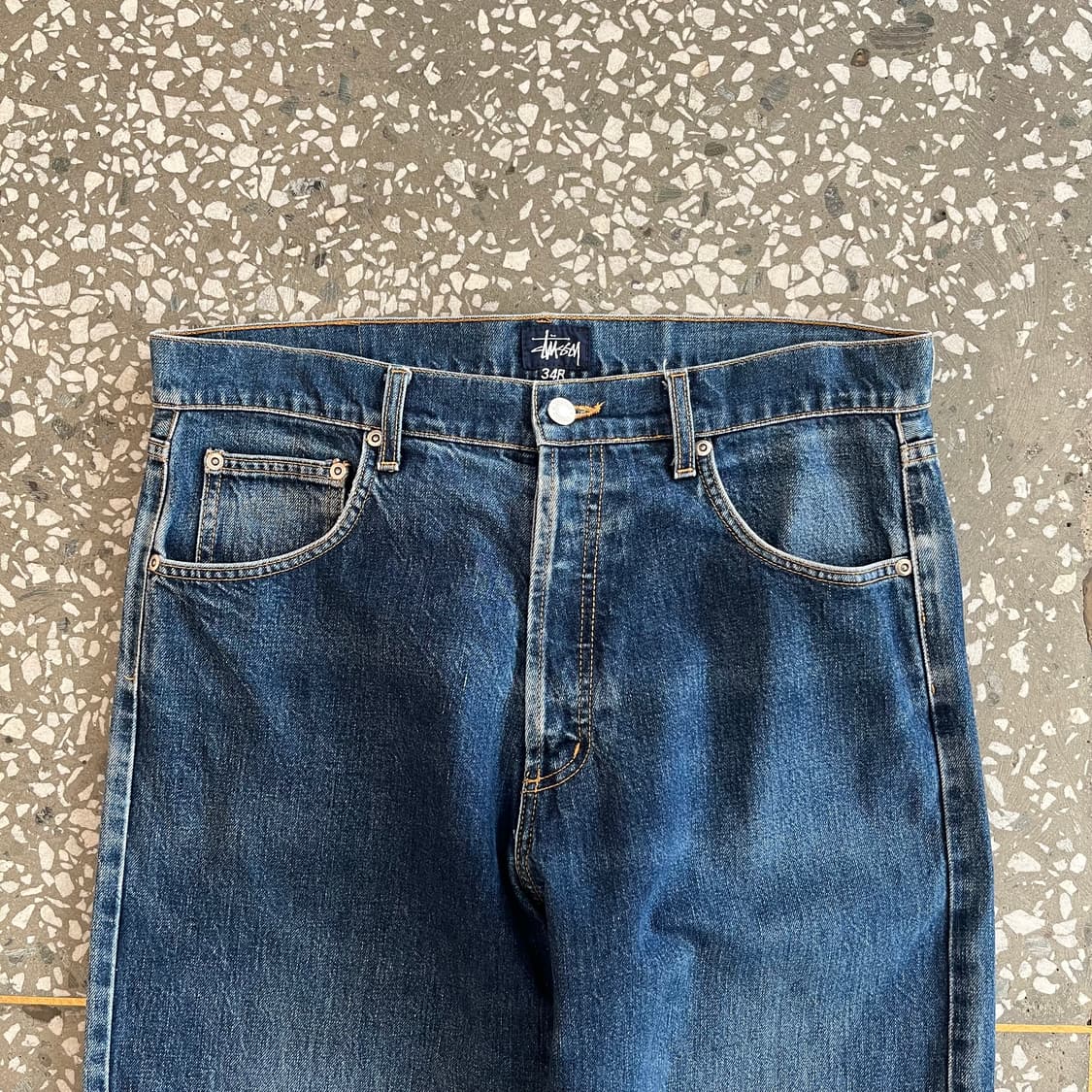 90-00s 올드 스투시 데님 팬츠 상품이미지3