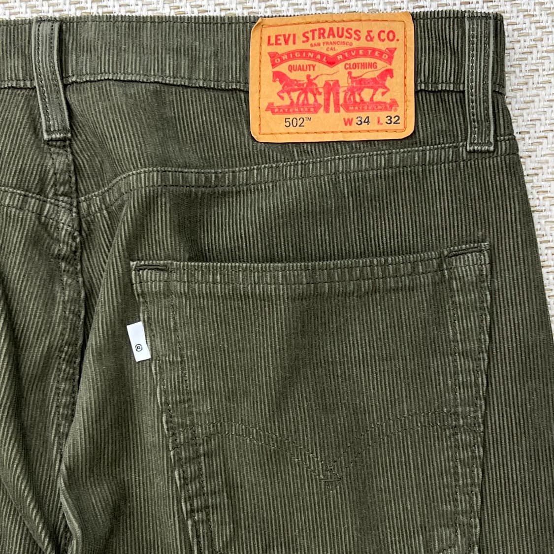 리바이스 502 코듀로이 팬츠 r2574 상품이미지6