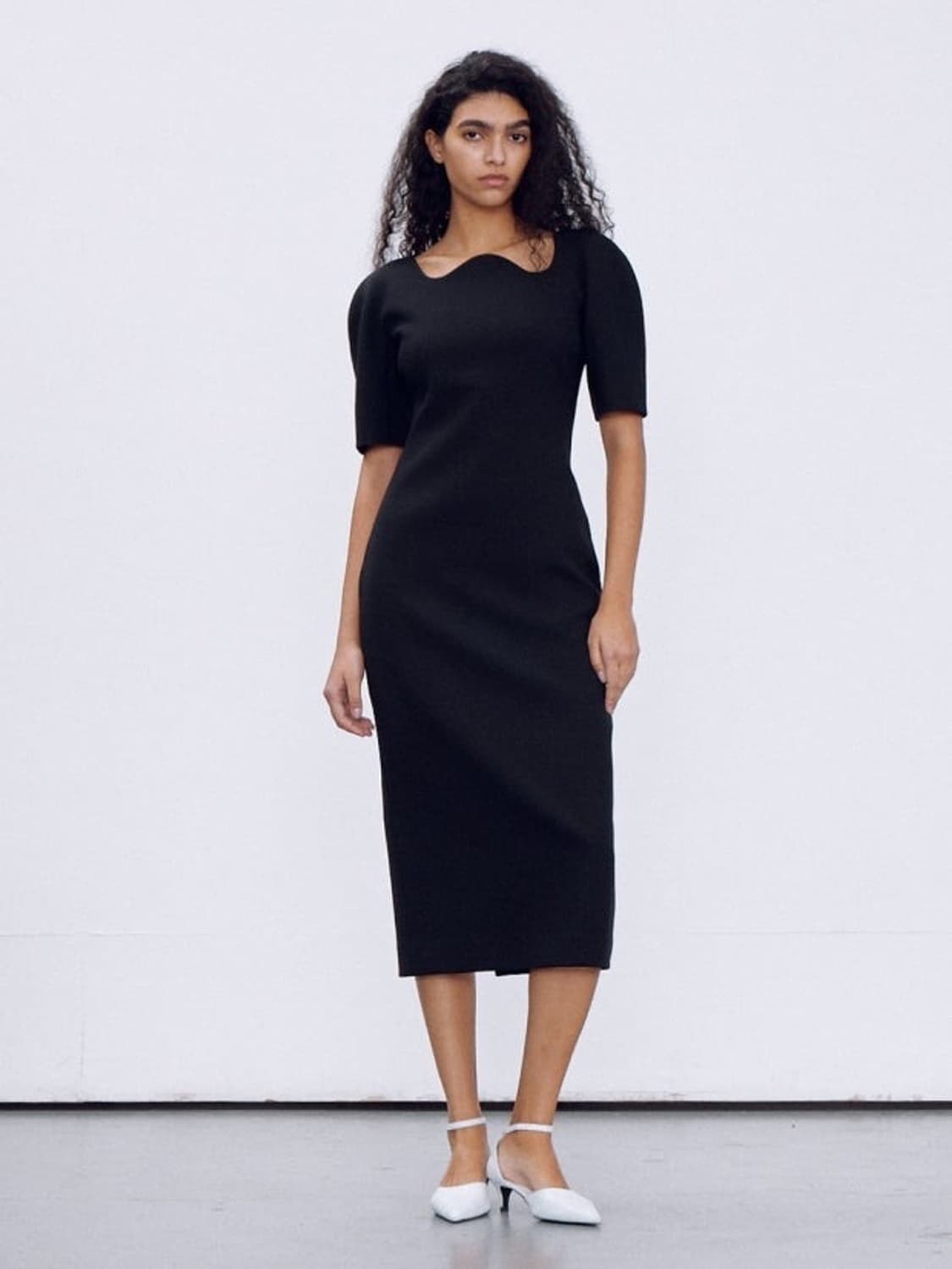 렉토 물결 원피스 상품이미지1