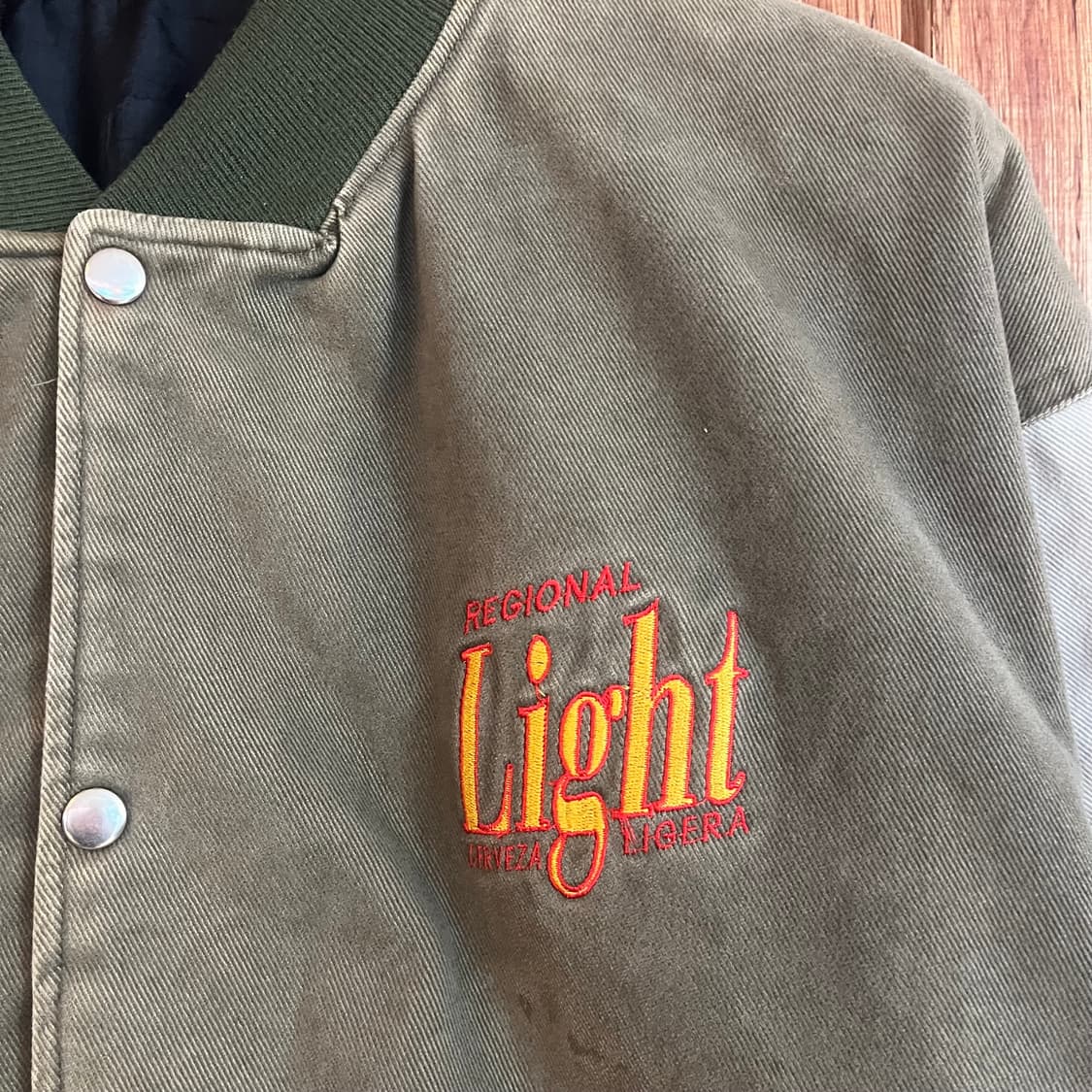 USA 빈티지 데님패딩 바시티 상품이미지4