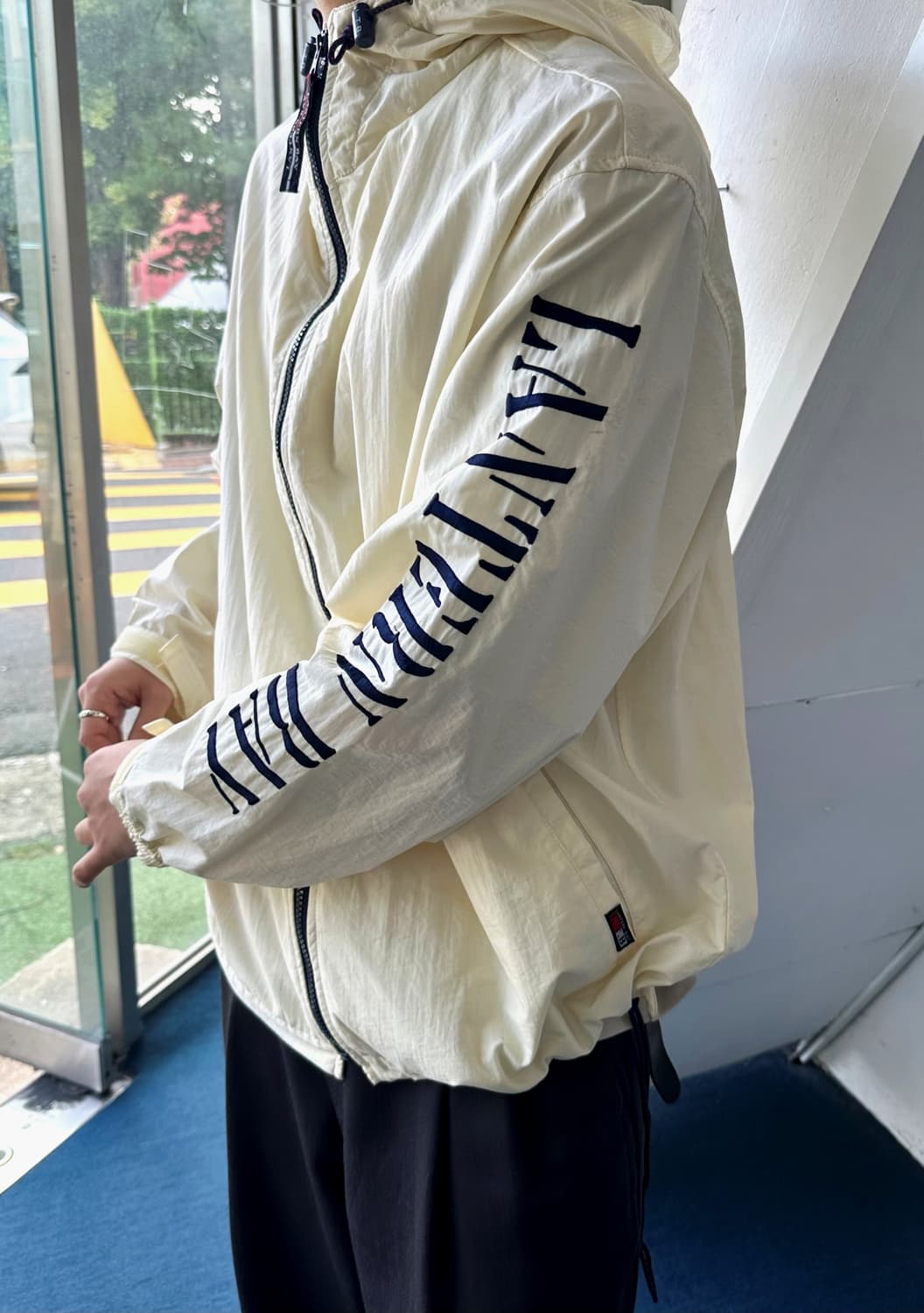 Lightweight washed nylon wind parka 상품이미지3