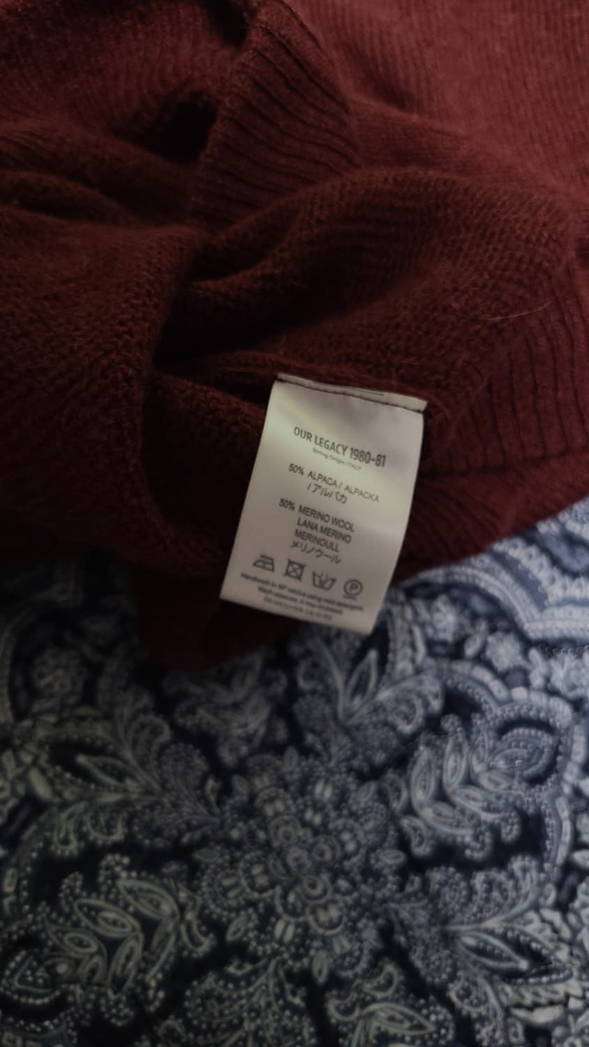 Our Legacy 알파카 메리노울 혼방 니트 50size 상품이미지2