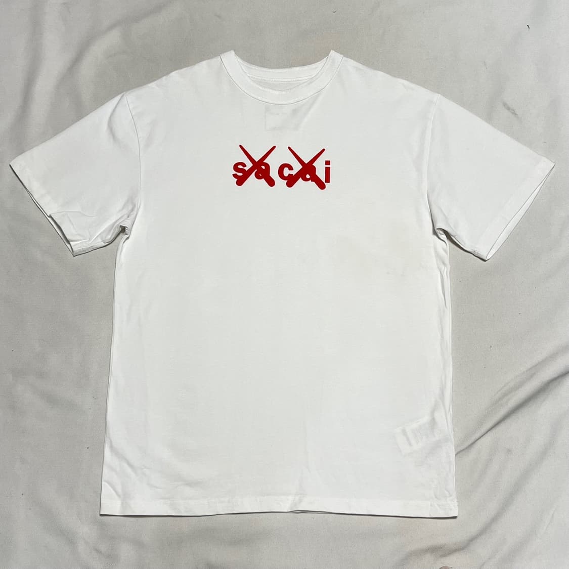 2 카우스X사카이 콜라보 로고 티셔츠 상품이미지2