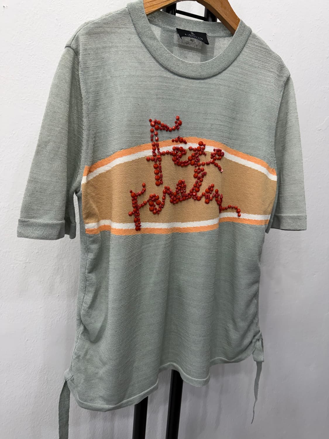 정품) LANVIN 랑방 한섬 비즈장식 니트 90 상품이미지2