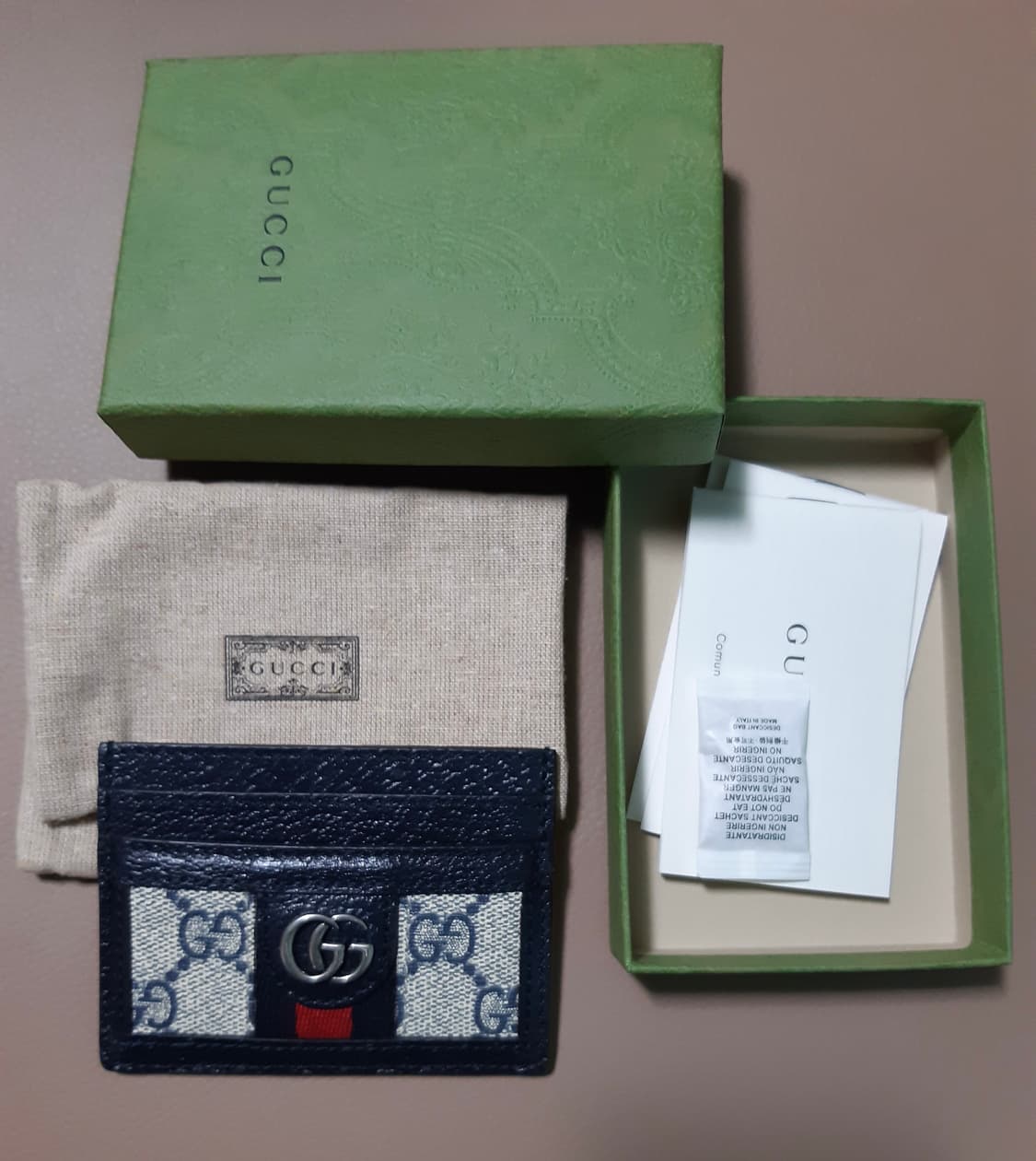 구찌 카드지갑 오피디아 카드홀더 2가지 색상 (새제품) 상품이미지1