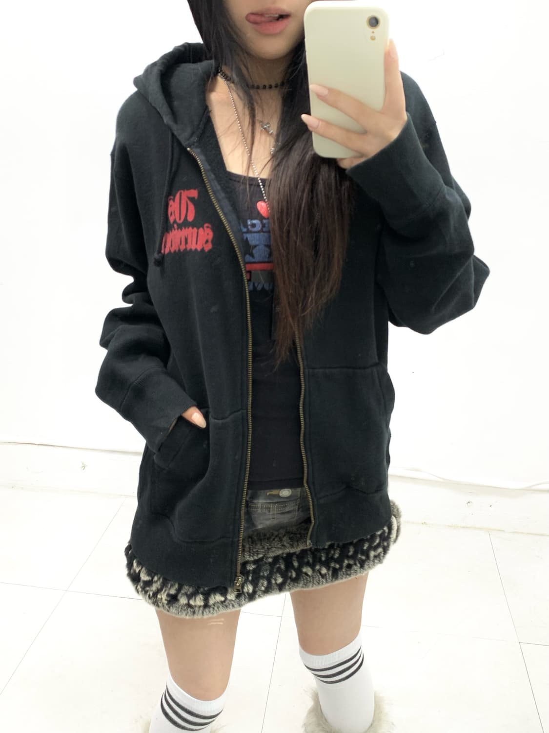 히스테릭 글래머 70's 서바이브드 후드집업 상품이미지3