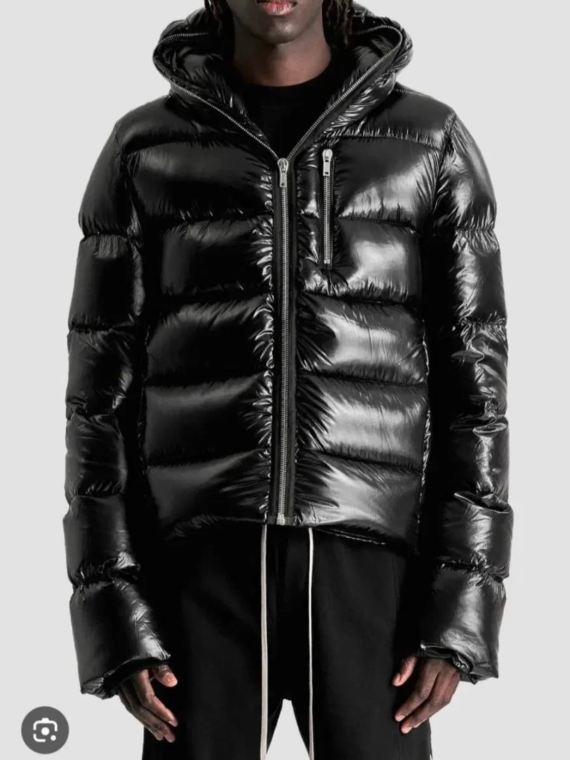 [48] 릭오웬스 김프 씰 패딩 블랙 상품이미지4