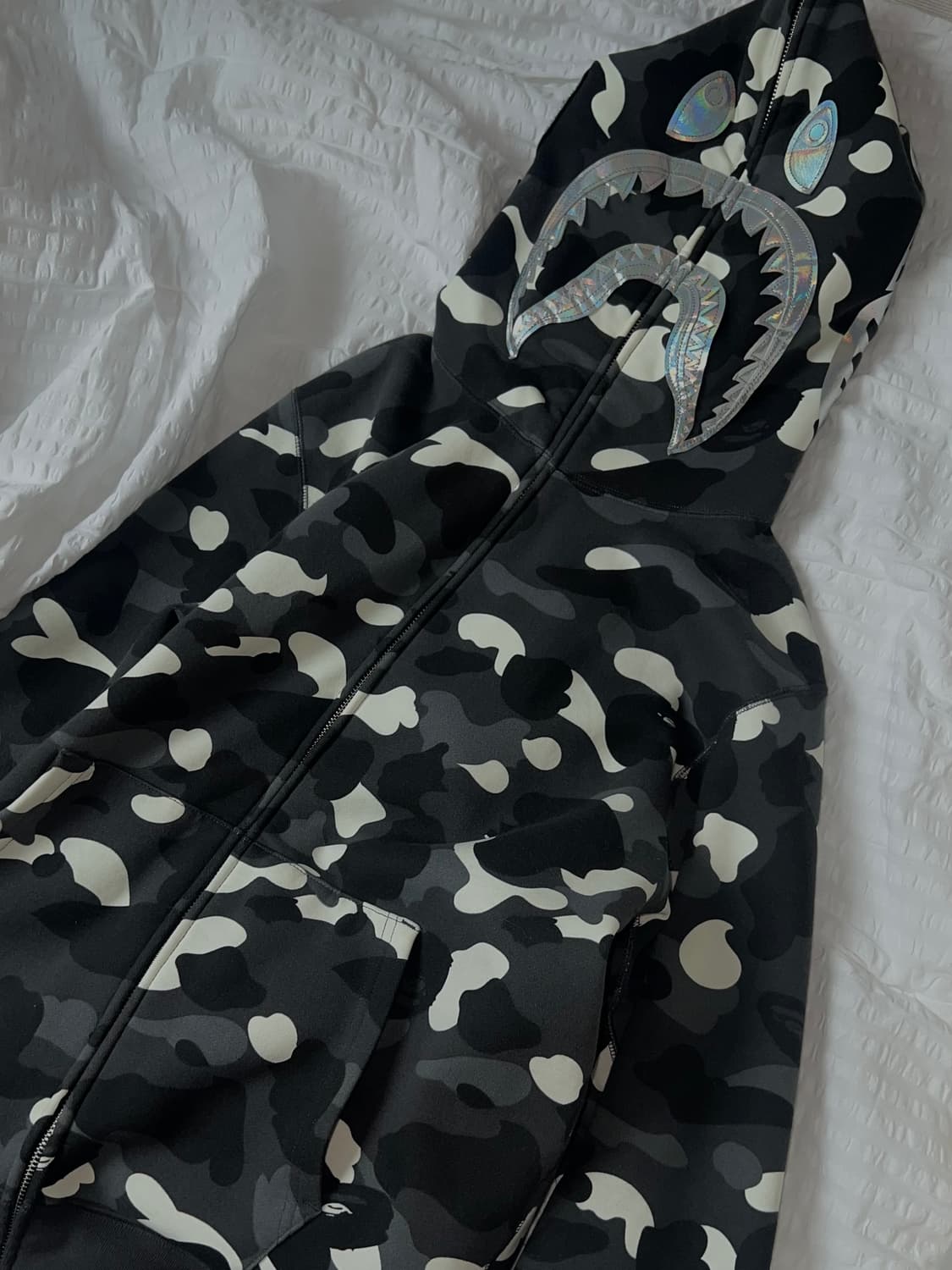 Bape 베이프 City Camo Shark  Zip Hoodie L  상품이미지1