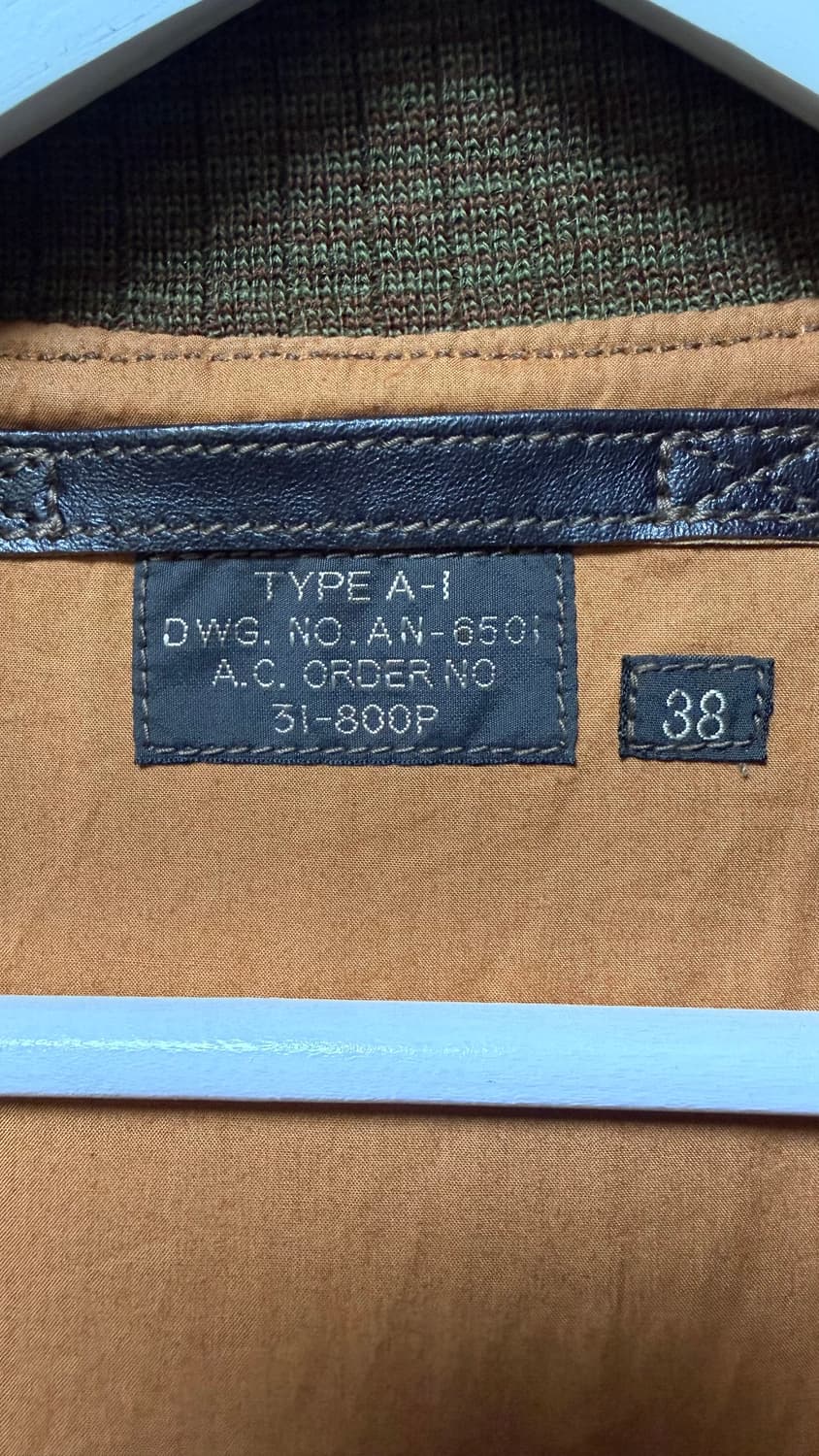 버즈릭슨 말가주 a1 BUZZ RICKSON'S Type A-1 "A.C 상품이미지3