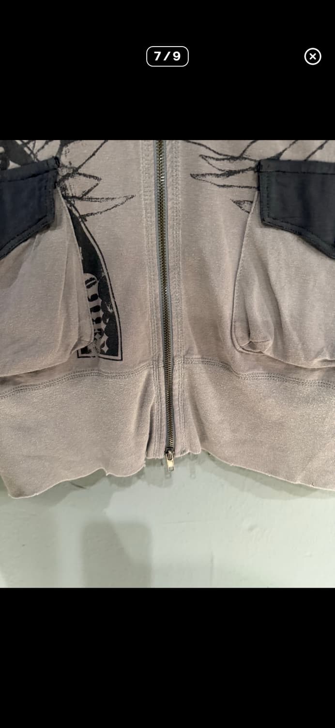 glitz printing detail 2-way zip-up글리츠집업 상품이미지5