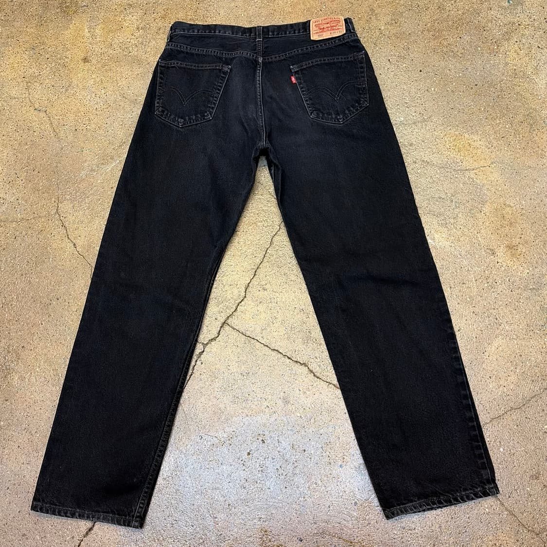 USA 빈티지 리바이스 550 블랙진 청바지 상품이미지6