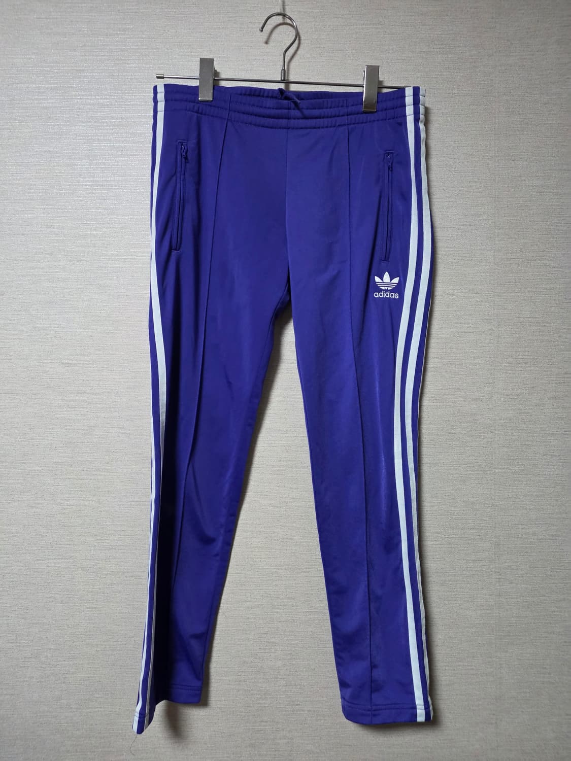 아디다스 저지 츄리닝바지 트레이닝바지 남보라 상품이미지1