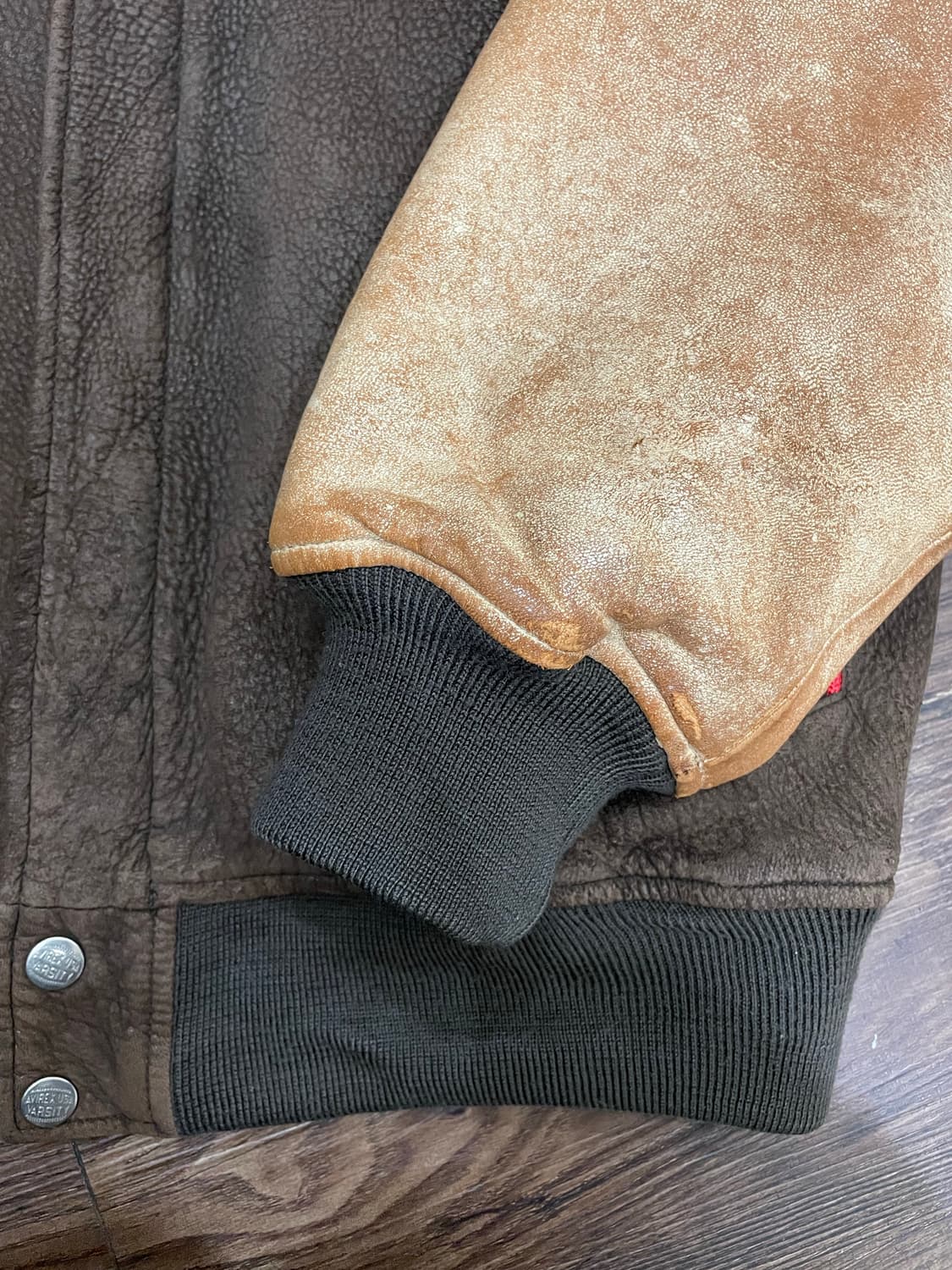 아비렉스 90s U.S.A. 인디언 헤드 가죽자켓 상품이미지7