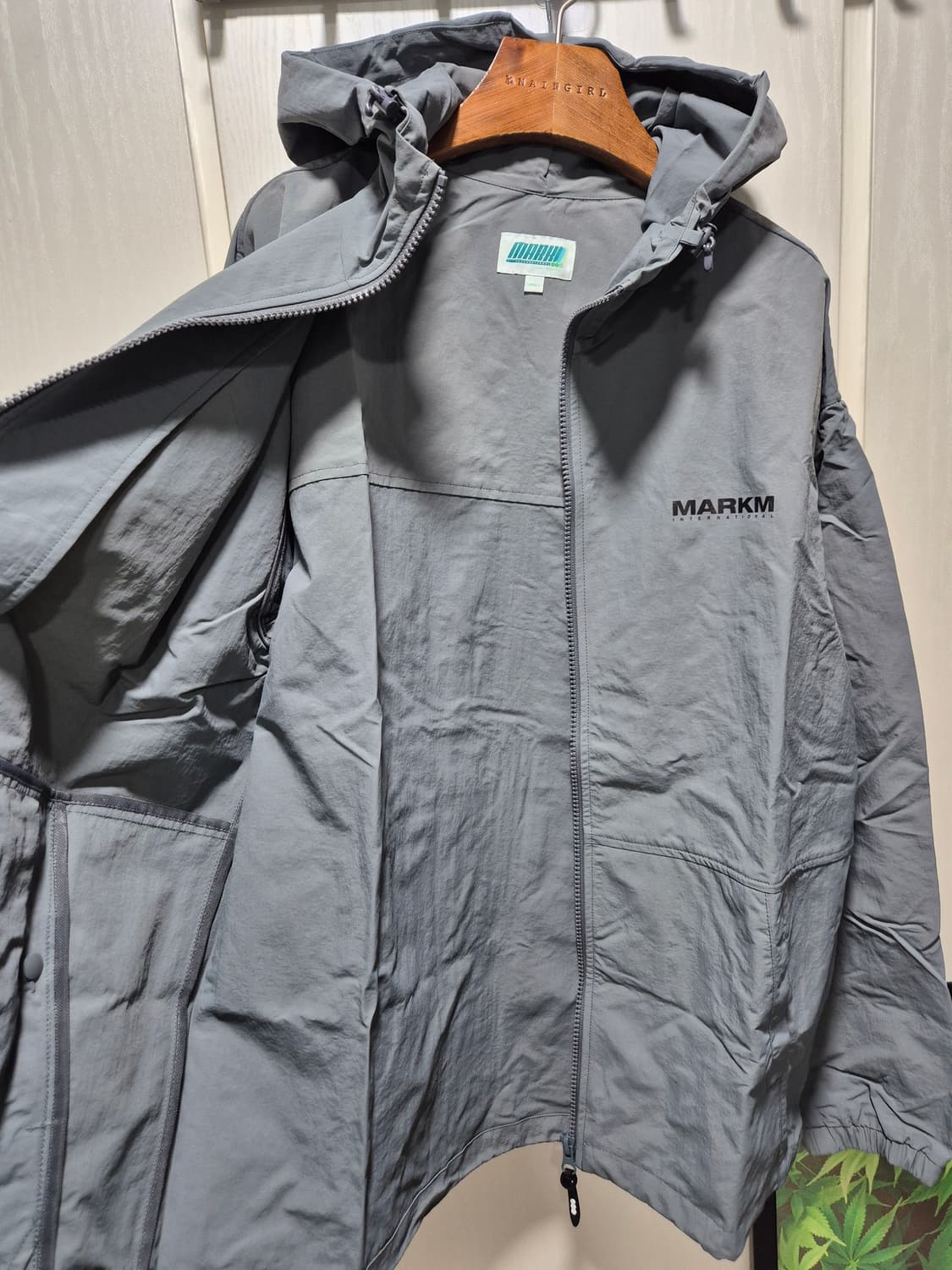 (타임세일)(새상품)MARKM 바람막이 셋업 차콜그레이 상품이미지3