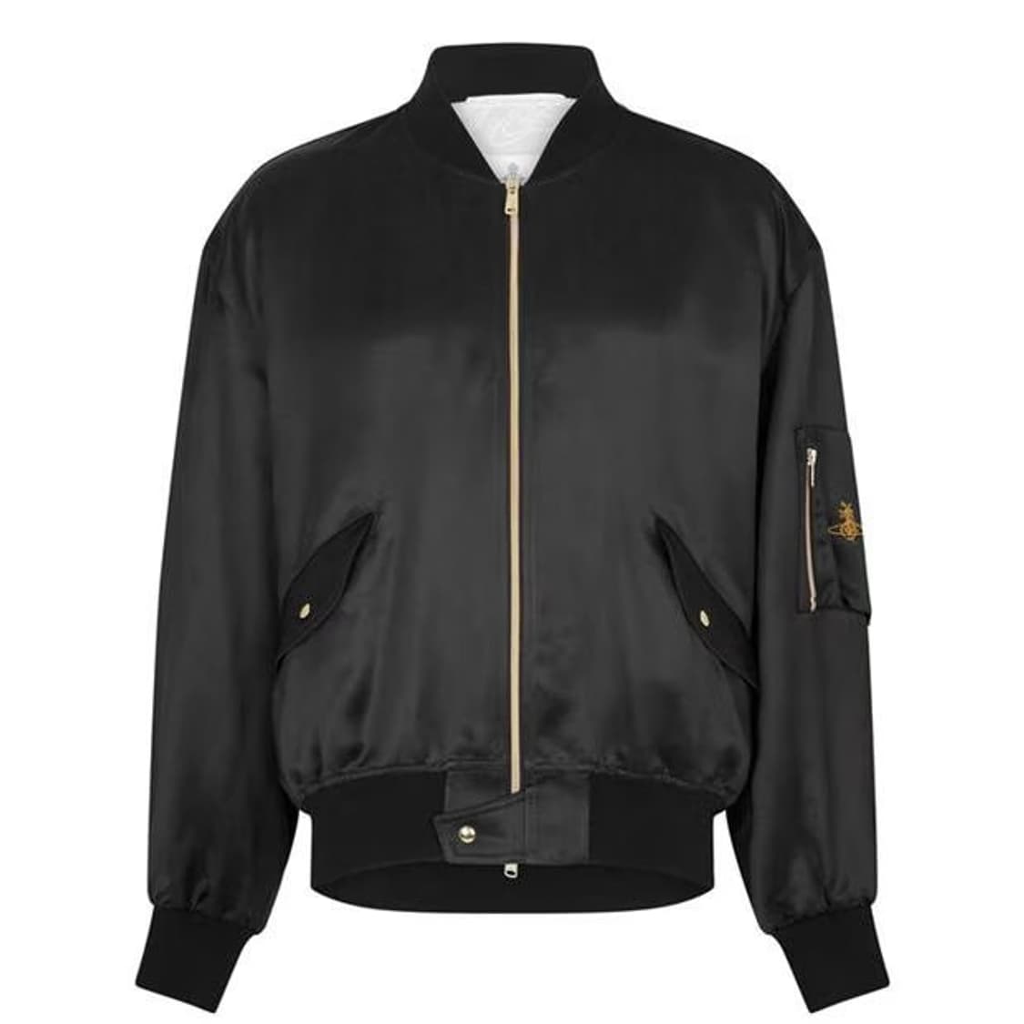 (새상품) 비비안웨스트우드 Bernardo 봄버 블루종 자켓 M 상품이미지4